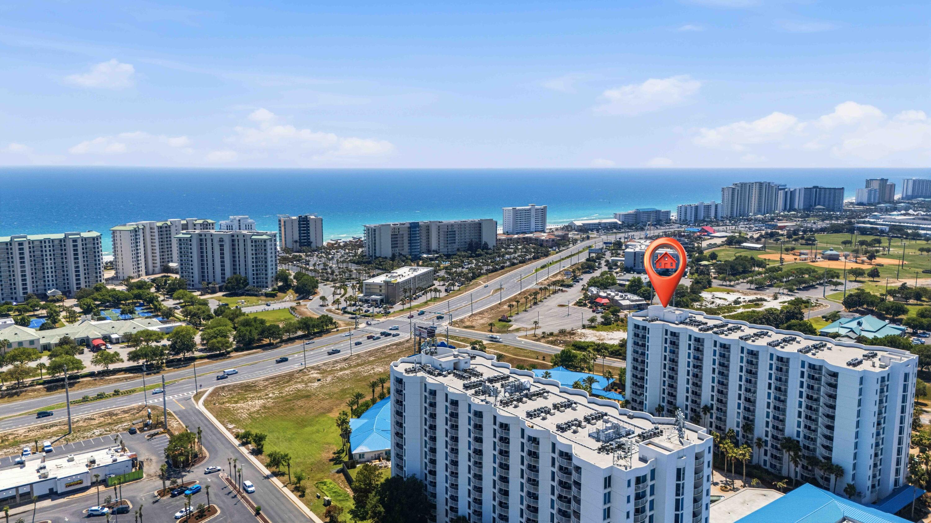Beautifully appointed west-facing 2-bedroom residence offering refined coastal living at its finest--and one of the quietest locations in the building, creating a peaceful retreat while still enjoying the vibrant resort lifestyle.
The open-concept living and dining area flows effortlessly onto a spacious private balcony, the perfect place to relax and take in warm Gulf breezes and stunning sunset skies.
This fully turnkey residence has been thoughtfully updated and professionally prepared for immediate enjoyment, featuring new appliances, updated flooring, stylish draperies, fresh interior paint, and upscale designer furnishings throughout. Every detail has been curated to create a seamless blend of comfort and sophistication. The primary suite features a king bed with elegant Tommy Bahama furnishings, while the guest bedroom offers a full trundle bed for flexible accommodations. A sofa sleeper in the living area provides additional space for guests, making this property ideal as a personal getaway, full-time residence, or income-producing investment.
Located at The Palms of Destin Resort, directly across from the pristine shoreline of Henderson Beach State Park, residents enjoy access to exceptional resort-style amenities including:
* On-site restaurant & bar with room service
* Coffee shop
* Beach shuttle service
* Tennis & pickleball courts
* Comedy club
* Beautifully manicured tropical grounds with 140+ palm trees
* Spectacular lagoon-style pool with waterfalls
Electric is included in the condo fee, adding value and convenience.
Whether you're searching for a turnkey coastal retreat, second home, or investment opportunity, this exceptional residence offers the very best of Destin's celebrated beach lifestyle.