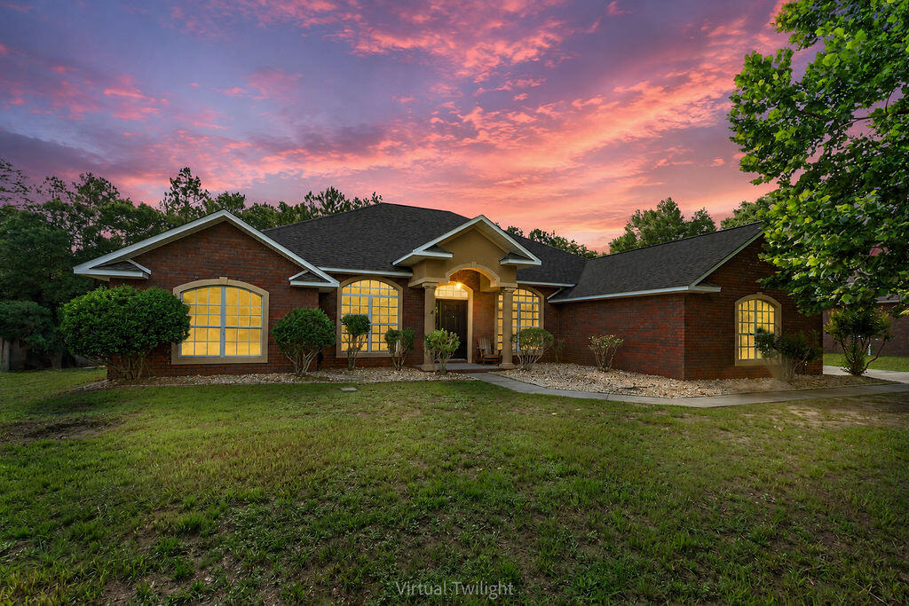 Move-in ready and freshly updated, this spacious 4 bedroom, 3 bath home offers a half acre lot with a 3 car garage in fast growing North Crestview. This 2011 home is good as new with an expansive list of recent updates- truly turn key and offering a large and versatile floor plan. FULL interior repaint - ceilings, walls, trim. NEW luxury vinyl plank in all main living spaces. NEW carpet in bedrooms. NEW roof and HVAC June 2026, water heater 2025. MOVE IN with peace of mind that ALL major systems are brand new and also contribute to a more attractive insurance rate. Excellent floor plan with 4 bedrooms PLUS formal dining PLUS office/playroom/flex place PLUS additional flex space at the rear of the home- providing for a secondary living area, Florida room, media room - etc. Massive kitchen with abundant countertops and cabinet space and BRAND NEW stainless steel appliances and granite countertops. This property has so much to offer and is ready for new owners - schedule your showing today!