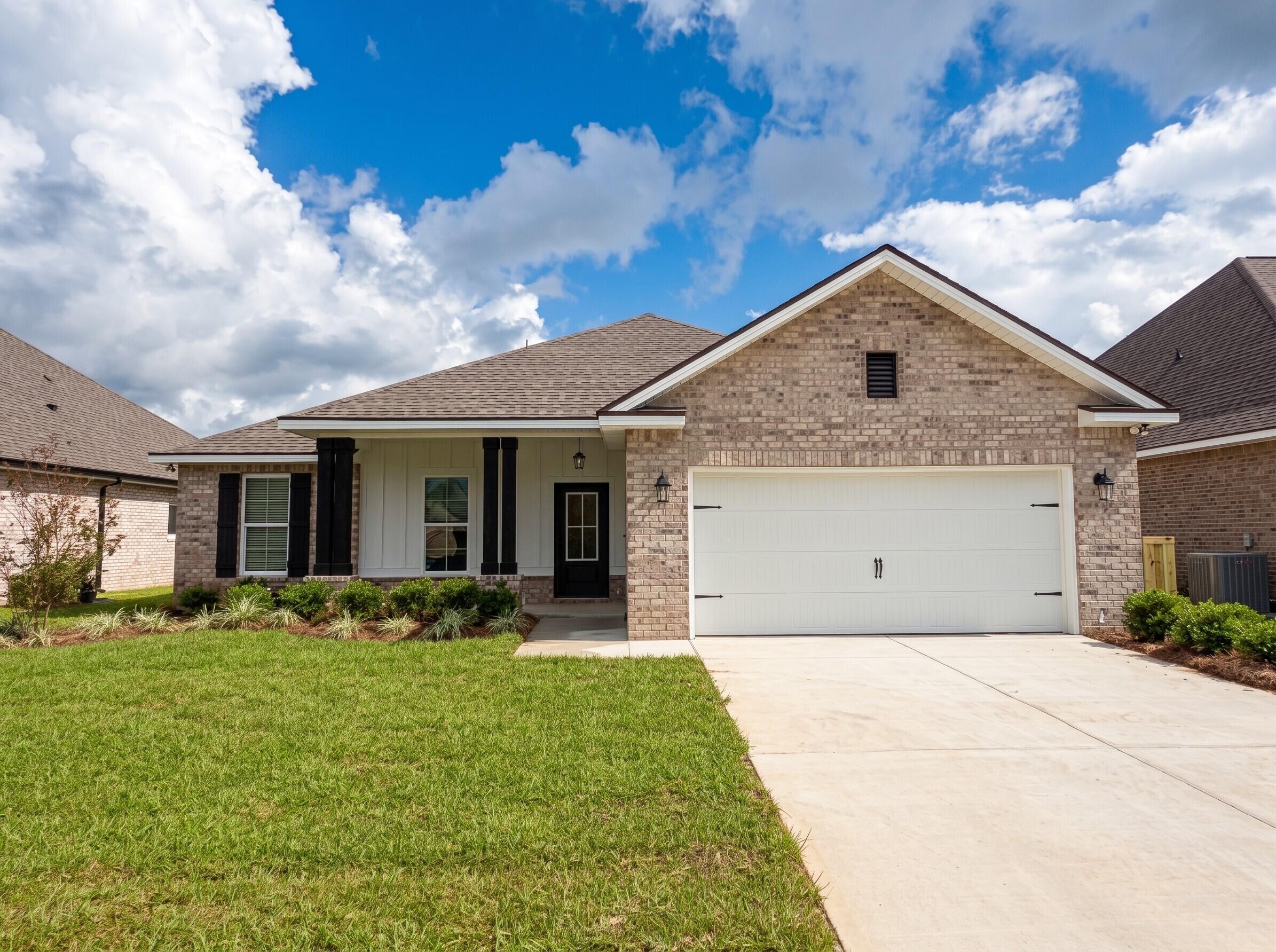 Awesome builder rate plus FREE refrigerator! Restrictions apply. 

The RODESSA IV G in Natureview community offers a 4BR/2BA, open design. Upgrades added (list attached). Special Features: double vanity, garden tub, separate custom tiled shower, and walk-in closet in master bath, double vanity in 2nd bath, kitchen island, walk-in pantry, covered porches, undermount sinks, custom kitchen backsplash, LED lighting, crown molding, ceiling fan in living and master, smart connect WIFI thermostat, framed mirrors in all bathrooms, landscaping, architectural 30-year shingles, flood lights, and more! Energy Efficient Features: water heater, electric kitchen appliance package, vinyl low E windows, and more! Energy Star Partner.