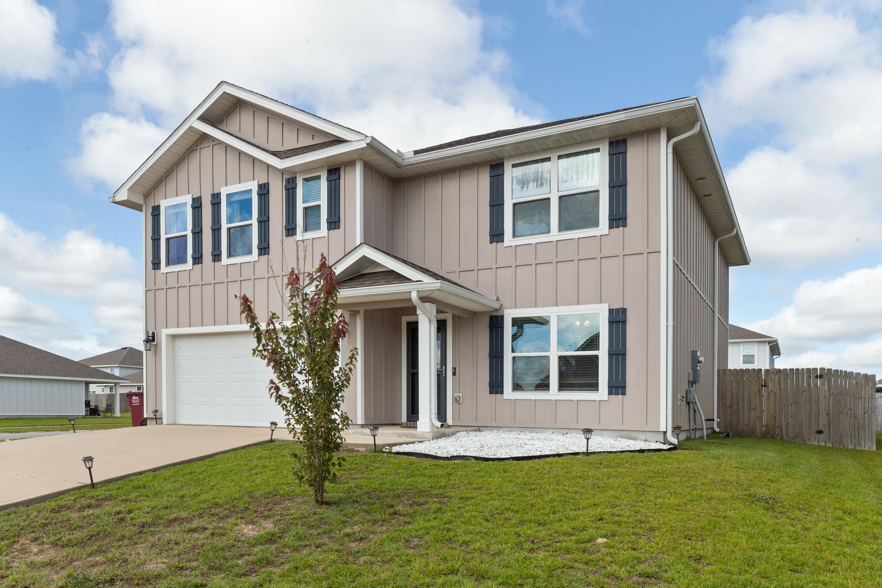 SELLER OFFERING $5K towards closing costs!!!

Welcome to one of the largest floor plans in the neighborhood located on a corner lot! Features a highly desirable VA assumable loan at a 2.75% interest rate. 

Stepping through the front entry, you will find a versatile flex room on the right featuring a recliner that conveys with the home, making it an ideal study or reading nook. Moving inward, the open kitchen showcases stainless steel appliances, a large island, and a roomy pantry, all looking out over the primary living area. A full main level bedroom and full bathroom offer ideal space for guests.

Upstairs opens into a secondary living space, complete with the existing couch set, also conveyable with the home. The primary suite features dual sinks and a spacious walk in closet. Three additional bedrooms, a third full bathroom, and a large laundry room complete with a conveying washer and dryer round out the upper level.

Storage space is abundant throughout the entire house. Outdoor features include a fenced backyard, a two car garage, a standard back slab, and an added paver patio extension right off the back window, perfect for outdoor seating. An installed whole house water filtration and softener system is also included. Schedule your tour today to see everything in person.
Upstairs opens into a secondary living space, complete with the existing couch set also conveyable with the home. The primary suite features dual sinks and a spacious walk in closet. (See More...) Three additional bedrooms, a third full bathroom, and a large laundry room complete with a conveying washer and dryer round out the upper level.

Storage space is abundant throughout the entire house. Outdoor features include a fenced backyard, a two car garage, a standard back slab, and an added paver patio extension right off the back window, perfect for outdoor seating. An installed whole house water filtration and softener system is also included. Schedule your tour today to see everything in person.