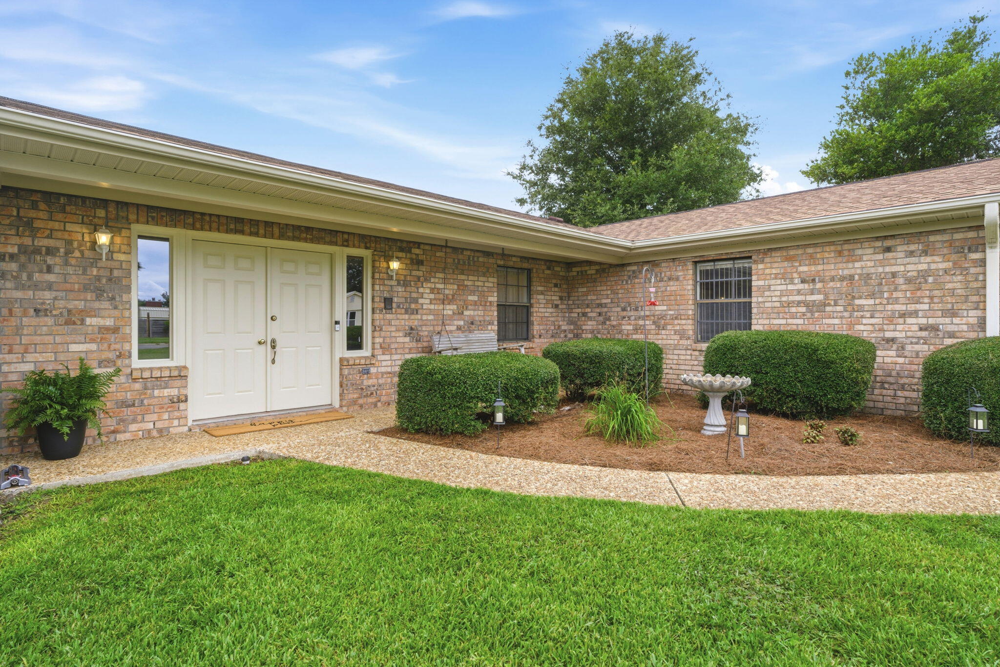 From the moment you arrive, you'll appreciate the care and pride of ownership reflected throughout this well-maintained brick pool home offering nearly 2,900 square feet of living space. Mature landscaping, refreshed planting beds, and inviting curb appeal create a welcoming first impression before you even step inside.

Inside, warm wood beams, a striking brick accent wall, and custom built-ins create character and charm that are difficult to find in today's homes. The spacious bedrooms offer room to spread out, while the thoughtful floor plan provides comfortable everyday living. An oversized laundry room and a kitchen featuring two ovens add to the home's functionality for both everyday living and entertaining.

Perhaps the home's most unique feature is the versatile bonus area, formerly the garage, complete with extensive cabinetry, a sink, refrigerator, microwave area, and two built-in workstations. Whether you envision a home office, hobby space, study area, craft room, game room, workout area, or simply incredible storage, this flexible space offers exceptional versatility.

Step outside to your own private backyard retreat featuring a screened patio, in-ground pool, privacy fencing, and a storage building perfect for lawn equipment, pool supplies, and additional storage. Whether entertaining guests or simply enjoying a quiet evening outdoors, this inviting space is designed to be enjoyed throughout the year.

Recent updates provide added peace of mind, including a roof replaced in 2022, both HVAC systems replaced in 2021, a water heater replaced in 2026, new carpet installed in 2026, and fresh interior paint throughout. Combining character, thoughtful updates, generous living space, and a versatile layout, this home is ready for its next owner.

Inside, warm wood beams, a striking brick accent wall, and custom built-ins create character and charm that are difficult to find in today's homes. The spacious bedrooms offer room to spread out, while the thoughtful floor plan provides flexibility for a variety of lifestyles. An oversized laundry room and a kitchen featuring two ovens add to the home's functionality for both everyday living and entertaining.

Perhaps the home's most unique feature is the converted garage space, complete with extensive cabinetry, a sink, refrigerator, microwave area, and two built-in workstations. Whether you envision a home office, hobby space, study area, craft room, game room, or simply incredible storage, this versatile area offers endless possibilities.

Step outside to your own private backyard retreat featuring a screened patio, in-ground pool, privacy fencing, and a storage building perfect for lawn equipment, pool supplies, and additional storage. Whether hosting family and friends or simply enjoying a quiet evening at home, this outdoor space is designed to be enjoyed year-round.

Recent updates provide peace of mind, including a roof replaced in 2022, both HVAC systems replaced in 2021, water heater replaced in 2026, new carpet installed 2026 and fresh interior paint throughout. If you're looking for a home with character, functionality, and flexible spaces that adapt to today's lifestyles, this one is a must-see.