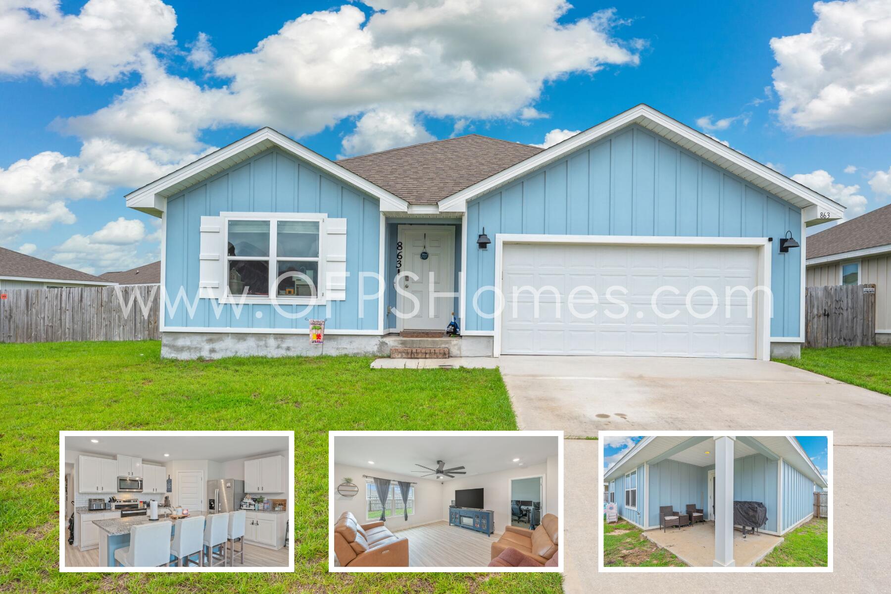 Available in August at Shoal River Landing! This 4 bed, 2 bath home features an open layout, covered patio, and 2-car garage. The kitchen includes stainless steel appliances, granite countertops, island bar, and pantry. Enjoy wood-look flooring, plush carpet in bedrooms, and a spacious primary suite with walk-in closet, double vanity, and large shower. Smart Home features included w/Ring camera and security. New light fixtures, smart garage door opener, and bathroom fixtures. Neighborhood amenities: community pool, cabana, sidewalks, and underground utilities. Convenient to schools, Eglin AFB/Duke Field, beaches, and golf. AS IS washer/dryer. NO smoking. 600 minimum FICO credit score required in addition to meeting rental criteria. Pets allowed upon approval with a non-refundable pet fee.

All applicants are required to complete an application on https://onefamilypropertyservices.petscreening.com/
regardless of if they own a pet or not.  Applicants with an ESA are also required to complete the application.

This property is a part of a Homeowners Association and tenants will be required to adhere to certain rules and restrictions.  If you have any questions, you may request to view the HOA Covenants prior to application. 

** Fees Required once an application is approved include, but may not be limited to: Security Deposit, Non-Refundable Fees (cleaning and rekey), $20 Certified Mail Fee, and Pet Fees (when applicable).
