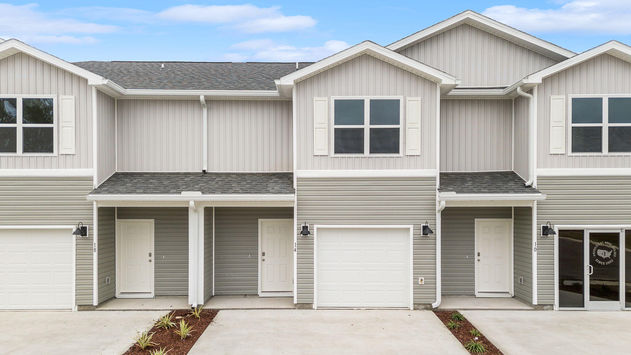 Welcome to 104 Stern Street at Genoa Landing Townhomes in Freeport Florida. This is an interior unit that is located in a four unit building under construction. As you enter this townhome you will find a hall with EVP flooring that leads to an open-concept kitchen, living, and dining area, designed for entertaining and everyday living. From the dining area you will have access to the back patio and there is window that will illuminate the living area with natural light. 

The kitchen serves as the culinary center with its spacious center island and cabinetry for storage as well as a pantry. The kitchen has been appointed with stainless appliances including a stove, microwave and dishwasher and granite countertops.  From the heart of the home on the main level, continue to the second level where you will find carpet on the stairs, upstairs hall and each bedroom. The primary bedroom has a generous size closet and a private bath with shower, dual sink vanity, and ample linen storage space. 

The additional bedrooms share a hall bath with shower tub combo, creating a comfortable space for family or guests. You will also have a laundry area on the second level with space for a full-size washer and dryer. Each townhome comes with the Smart Home Technology Package, featuring a Qolsys IQ touch panel for thermostat and lighting control, ensuring security and convenience with a keyless KwikSet deadbolt.