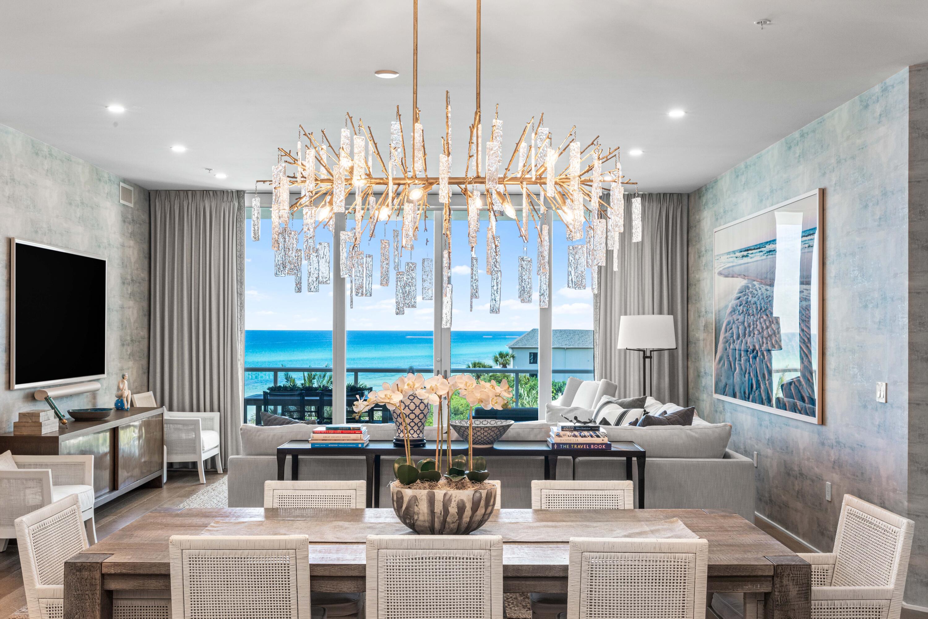 Recently Refreshed so you can Enjoy breathtaking, panoramic Gulf views from this 4 bedroom, 3.5 bathroom condo at Thirty One on 30A in the heart of Seagrove Beach.  Modern luxury perfected!  This 3019/SF condo offers a large open concept living and dining that is perfect for entertaining guests. The. expansive terrace overlooks the Gulf of Mexico and the spacious pool deck while providing the perfect spot to take in 30A sunsets.  Thirty One is a destination for owners who seek the pinnacle in design, comfort and beach front living.  The 3.92 acre property boasts over 335 feet of beach frontage with amenities that include: secure underground parking, private elevators, a resort style pool with expansive pool deck, private owners storage areas, beautiful lobby, fitness center