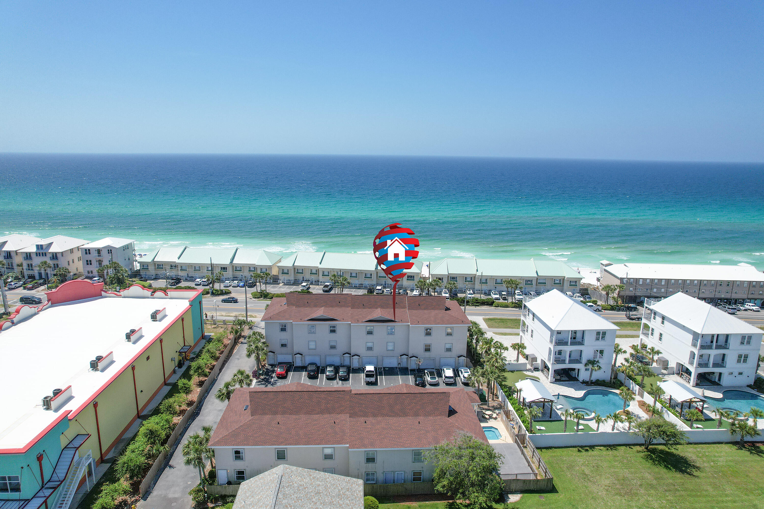 Beach Rental Ready! Location, Location, Location. Centrally located on Scenic Gulf Drive in the picturesque Miramar Beach, this stunning property offers a perfect blend of luxury and convenience. As seen on HGTV..this 4BR / 4BA townhome has optimal rental potential with only 60 second walk to the beach. Step inside and be greeted by an immaculate interior that has been completely renovated with exquisite attention to detail. This gorgeous unit boasts granite countertops throughout, adding a touch of sophistication to every corner. The beautifully decorated living spaces create an inviting atmosphere, making you feel right at home from the moment you enter. With ample natural light flowing in, the rooms feel bright and airy, offering a serene escape from the outside world. $75+K in yearly revenue! Rental income projections of $100K+ annually. New HVAC unit replaced March-2026