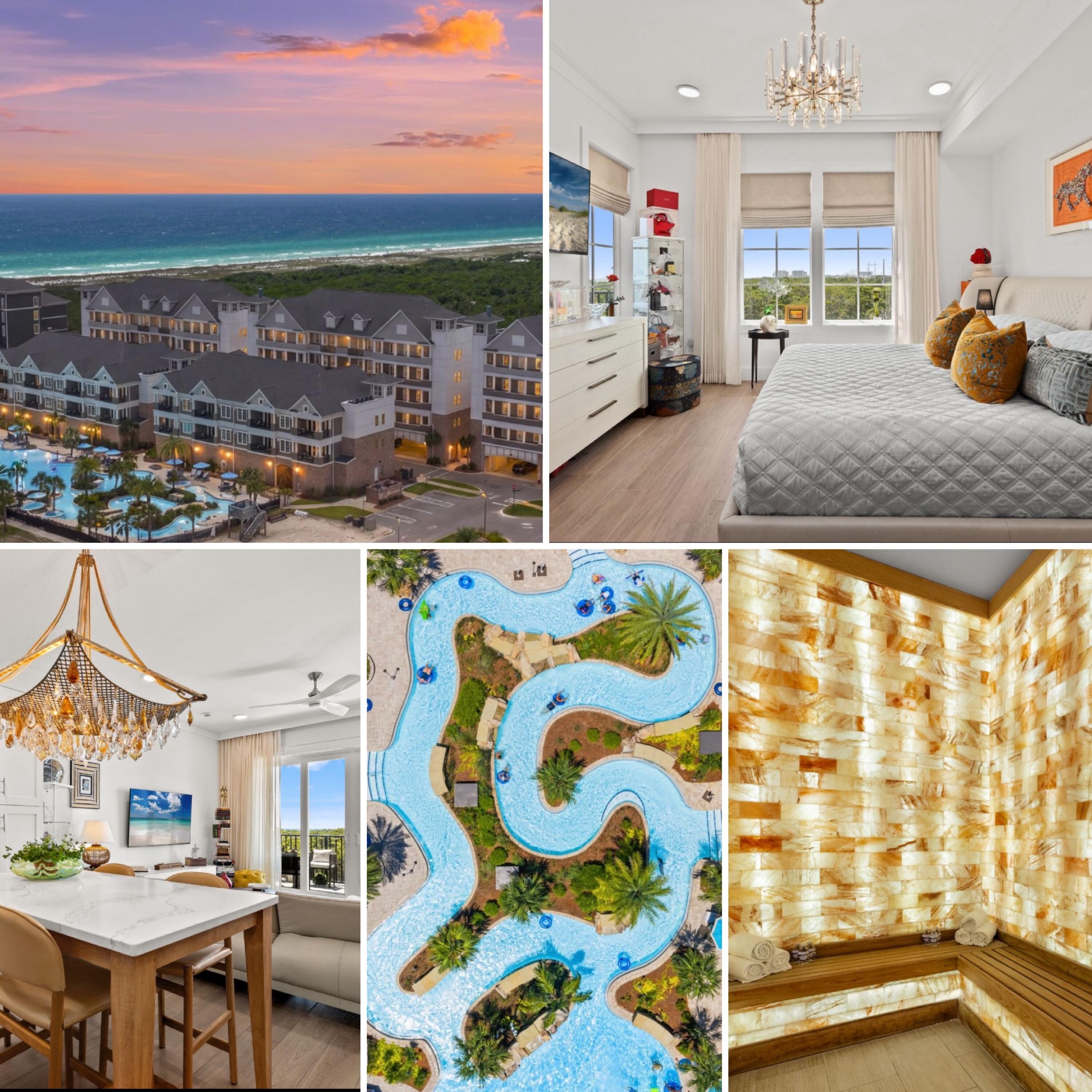 Set within Parkside at Henderson Beach Resort, this second-floor residence pairs expansive Gulf views with the ease of a full-service resort lifestyle. A sweeping outlook extending approximately a mile and a half across the Gulf creates a striking backdrop from morning through sunset, bringing the coastline into the everyday experience of the home.
Inside, the two-bedroom, three-bath residence is defined by 10-foot ceilings, an open living and entertaining space, and a considered collection of finishes. Quartzite countertops and tile flooring are complemented by upgraded GE Café appliances, including a double oven, double-drawer dishwasher, high-end refrigerator, and custom pantry cabinetry. A dedicated wine refrigerator and coffee bar add another layer of functionality for both entertaining and daily living.
Two generously scaled bedrooms feature private en suite baths, while a separate bunk area with its own full bathroom creates additional accommodations for guests. Custom drapery, two LG televisions, and a Toto toilet are among the additional details throughout the residence.
Beyond the home, Henderson Beach Resort offers a destination unto itself. Three expansive pools, a full-service spa, two fitness centers, restaurants, ballrooms, and gathering spaces place an extensive collection of resort amenities just outside the door. The beach is only steps away, with shopping, dining, and entertainment also within easy reach. For those seeking a refined coastal retreat with remarkable Gulf views and the amenities of one of the area's premier resort destinations, Parkside offers a distinctly effortless way to experience life along the coast. Become a full-time owner with all of the incredible amenitites of Henderson Beach Resort, or utilize it as a vacation rental when you're unable to be in town! The holidays are also spectacular at Henderson Beach Resort and the resort is also Pet Friendly!