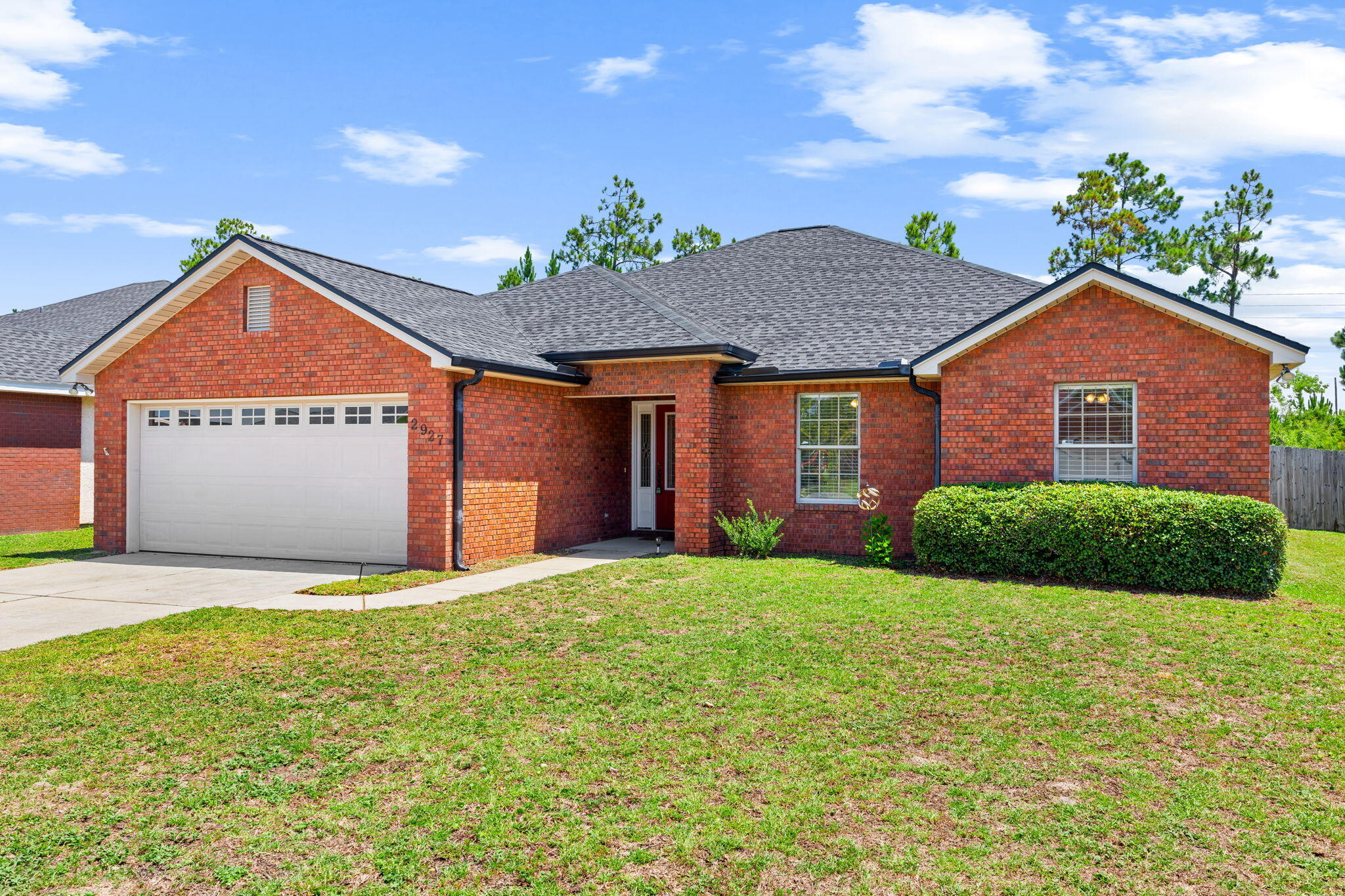 Well-maintained 4-bedroom, 2-bath home in the desirable Cedars Crossing community. Conveniently located near Tyndall Air Force Base, NSA Panama City, shopping, dining, and schools, this home offers both comfort and convenience. The functional floor plan features a spacious living area with tray ceilings in dining and master bedroom. The kitchen is equipped with an electric range, new dishwasher, and ample cabinet space for everyday living. Major updates include a new HVAC system installed in 2021. Large fenced in back yard with sunroom to spend the evening relaxing. AS-IS.