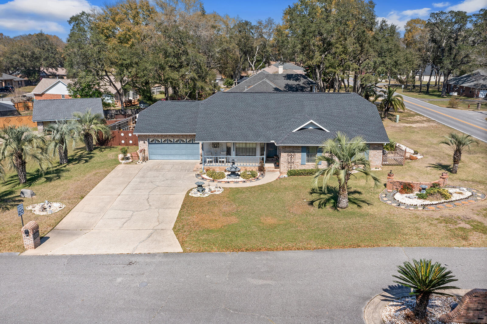 Welcome to 4559 Scarlet Drive! This beautifully maintained 3BR/2BA brick home offers 1,764 sq. ft. of comfortable living space , located on the southside of Crestview. The inviting interior features an open floor plan with a cozy fireplace, and ample natural light. Situated on a generous 0.28-acre lot, the property provides a spacious backyard perfect for outdoor entertaining or gardening.

Practical upgrades and features include a functional kitchen layout, central HVAC, and an attached garage. Located in an established neighborhood with easy access to Hwy 85, you are just minutes away from schools, shopping, and dining. This move-in-ready home combines classic curb appeal with modern convenience.    

Not far to Eglin AFB, Hurlburt Field and the Beaches in Destin As you enter the home the formal dining room with chair rail and trey ceiling on your left and living room has a fireplace and stairs going up to spacious loft~ Spacious carpeted master bedroom with large Master Bath with double vanity, whirlpool tub, separate shower and walk in closet~ Florida room with tile floor and gas heater~ The kitchen has electric range, microwave, fridge and breakfast nook just off the kitchen~