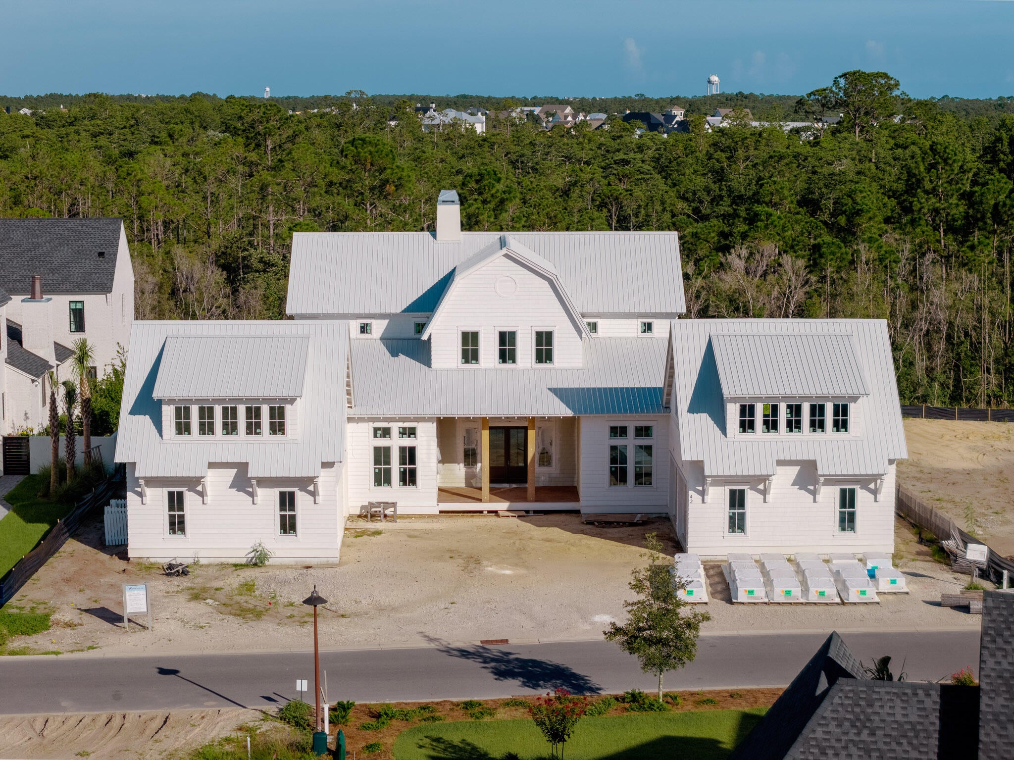 New construction by Romair Construction on a spectacular lot within Camp Creek. This floor plan offers a refined blend of coastal architecture and modern functionality, featuring open-concept living, high ceilings, and thoughtfully curated finishes throughout. Designed for both everyday living and entertaining, this home includes spacious bedrooms, a chef-style kitchen, and seamless indoor-outdoor flow. Located in the heart of Camp Creek with access to world-class golf, beaches, and the Watersound lifestyle, this is a rare opportunity to own a brand-new Romair home in one of 30A's most sought-after communities