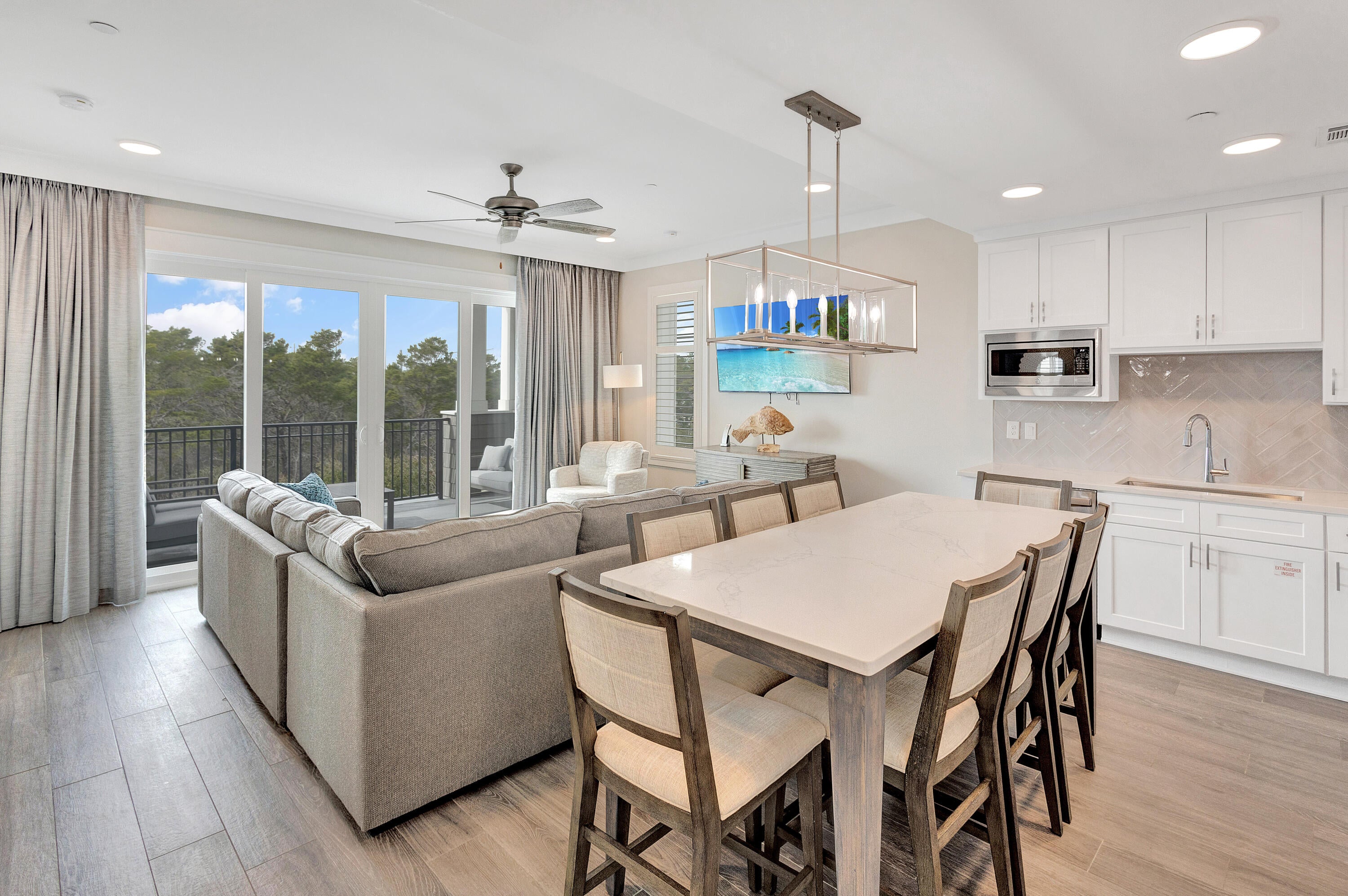 Spacious 3 BR, 3 BA with separate bunks in Parkside at Henderson Beach Resort, an elegant resort living retreat in the heart of Destin, Florida that is as unique as it is beautiful. This residence features 10 ft ceilings, high-end fixtures and appliances, quartz counter tops, solid core doors, porcelain tile flooring throughout, impact-rated doors and windows, 2 covered parking spaces and all of the premium finishes you would come to expect from a resort property. Parkside owners enjoy full access to the Henderson Beach Resort amenities including an amazing Spa, multiple pools, private beach access, 2 pool/bar restaurants, 1 beach cantina, 2 restaurants in hotel, Starbucks, rooftop bar and 2 fitness centers. You never need to leave! The conveniences are priceless.