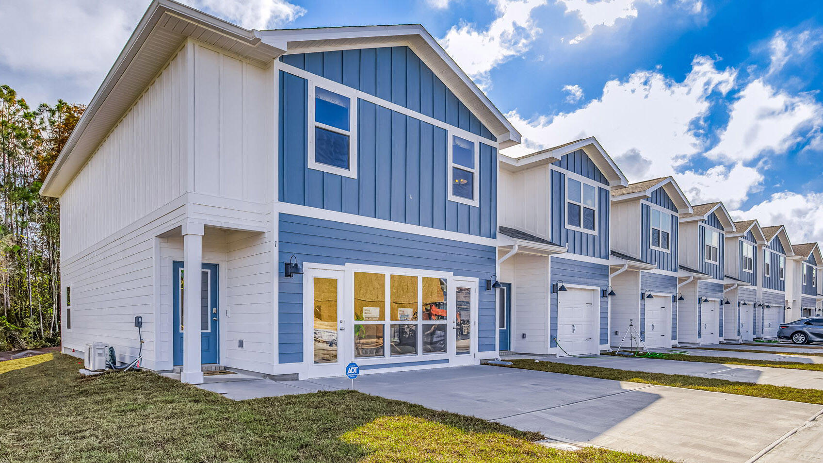 Welcome Forest Shores Villas! The thoughtfully designed exterior unit offers 4 bedrooms, 2.5 bathrooms, and a 2-car garage. As you enter inside, you will feel right at home with beautiful EVP flooring at your feet, leading you to the open living room and kitchen or the spacious upstairs. In the kitchen and bathroom, you will find gorgeous quartz countertops and stainless-steel appliances in the kitchen. For added security, every home comes equipped with Our Home is Connected package, which offers many convenient devices. Located across from the Santa Rosa Sound, you will find glistening Gulf Coast beaches a within a short drive and local stores/restaurants just around the corner. These homes offer easy access to Hurlburt Field (just a 10-minute drive) and Navarre Beach (15 minutes away). ALL LISTING pictures, colors, features, and size may vary. Square footages are approximate.
