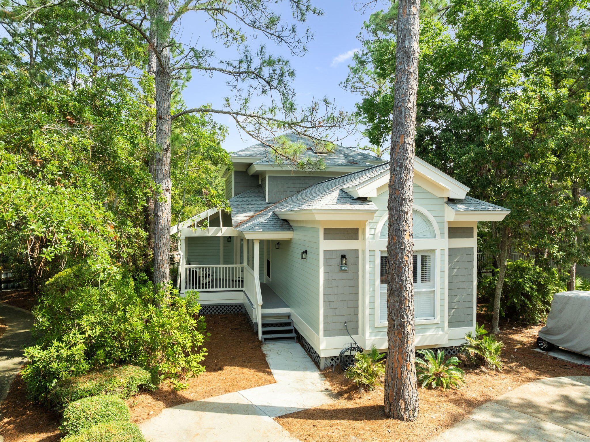 This high-performing vacation rental in Sandestin's Baypine neighborhood just got a major refresh! The exterior has been completely repainted, giving the home a crisp, coastal feel that looks amazing. 

Located on a beautiful tree-lined street, this 3-bedroom, 3-bath home offers an unbeatable location within easy walking distance to the Village of Baytowne Wharf, Sandestin Tennis & Pickleball Center, and the Phil Hummel Community Pool. Your vacation experience includes access to Sandestin Beach, 3 golf courses, quality dining and shopping both on the resort and nearby. 

You'll find a spacious layout with an open kitchen/dining/living area opening up to a BIG screened porch overlooking a lake.