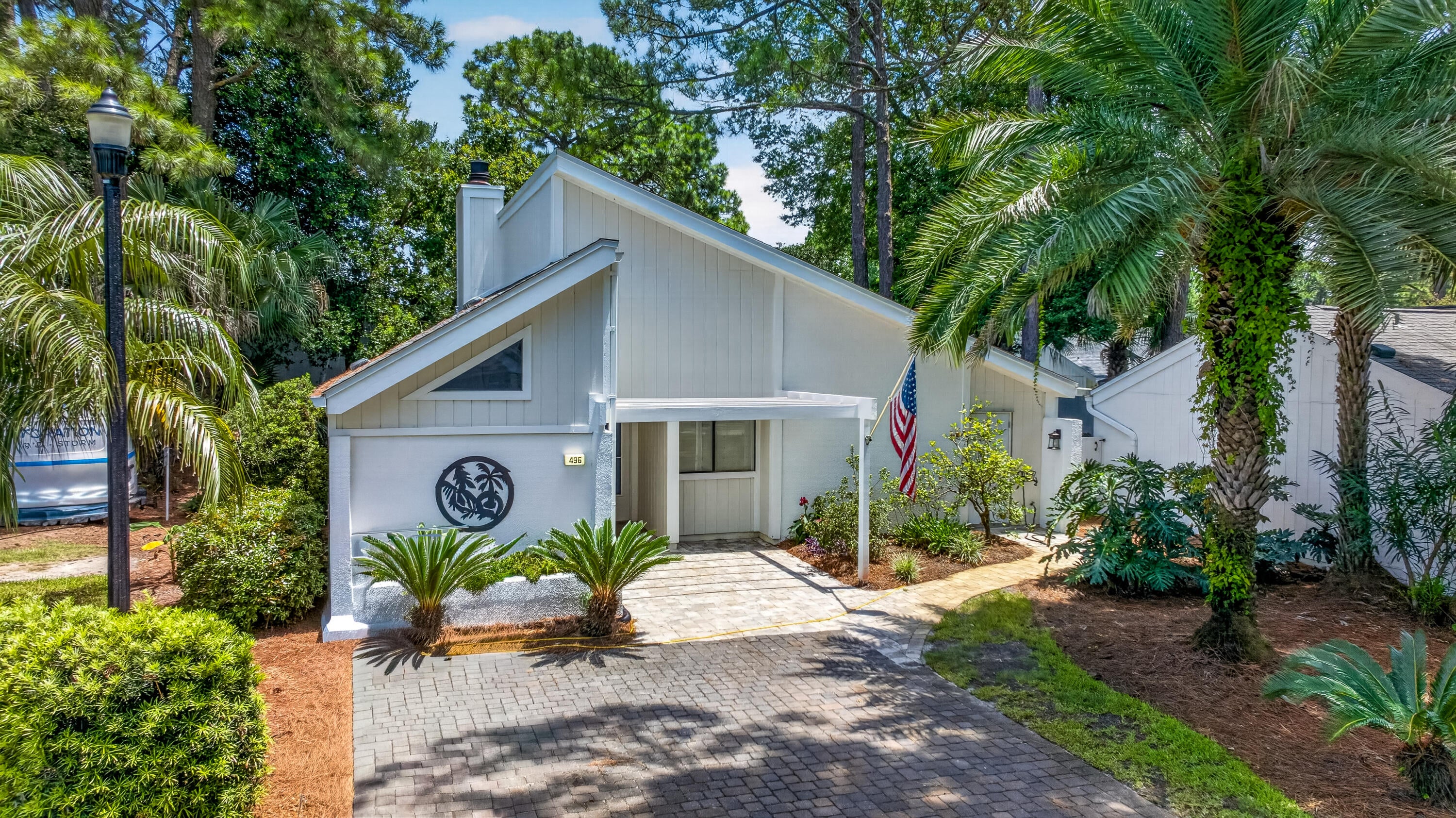 Discover the perfect blend of comfort, convenience, and coastal living in the exclusive Sandestin Golf & Beach Resort®, where golf carts are the preferred way to get around. Offered fully furnished with a 4-Seater Golf Cart, this beautifully maintained single-level home features 3 bedrooms PLUS a bonus bunk nook area, making it an excellent primary residence, vacation getaway, or income-producing rental investment. Inside, you'll find bright, open living spaces designed for effortless entertaining and everyday living. Step outside to your private backyard patio, creating the ideal setting for relaxing after a day at the beach or enjoying evenings with family and friends. Located just 0.1 miles from the community pool, this home also offers easy access to Sandestin's unmatched resort amenities, including private beach access, four championship golf courses, tennis and pickleball courts, a full-service marina, fitness center, shopping, restaurants, and year-round entertainment. Whether you're searching for a full-time residence, a second home, or an investment property, this home delivers the very best of Emerald Coast living. As an introduction to the Sandestin lifestyle, we invite our new owners to explore amenities that make Sandestin special. The listing brokerage and seller(s) are presenting the buyer(s) of this property with (2) 90-minute rounds of Tennis court time, a golf foursome at one of our three championship courses, and a round of golf for up to four (4) players at the unrivaled Burnt Pine Golf Club.

Sandestin Golf and Beach Resort features more than seven miles of beaches and pristine bay front, four championship golf courses, 15 world-class tennis courts, a 226-slip marina, a fitness center, spa and celebrity chef dining. Shop, dine and play at the charming pedestrian village, The Village of Baytowne Wharf and more. Inside the gates of the resort, residents enjoy a balanced lifestyle of high-class living, spanning the 2,400 acres from the beach to the bay. Everything within the gates of the resort is accessible by golf cart or bicycle. The entire resort is interconnected by miles of pedestrian, bike and golf cart paths that weave through groves of live oaks, meandering past natural lagoons, fountains, man-made lakes, and meticulously landscaped fairways.