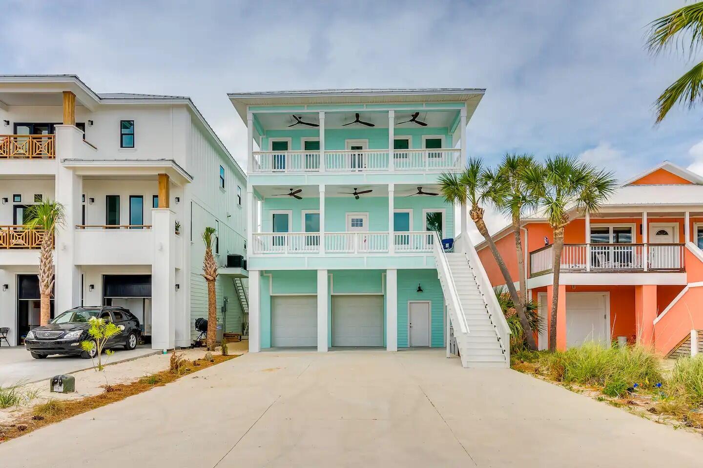 Discover coastal living just moments from the pristine shoreline of Navarre Beach and the breathtaking beauty of Gulf Islands National Seashore. 
Experience the best of Florida's Emerald Coast in this beautifully designed, newly constructed 6-bedroom, 5-bathroom beach home, thoughtfully crafted for comfort, durability, and effortless coastal living. Whether you're seeking a full-time residence, a vacation getaway or a high-performing short-term rental investment, this exceptional property checks every box.
Built on a Helical Piles/Piers foundation, this home offers enhanced structural stability and long-term durability. Inside, you'll find a bright, open-concept layout filled with natural light and coastal-inspired finishes throughout. The  living and dining areas flow  into a modern kitch en, creating the perfect space for entertaining large groups. Two primary suites provide flexibility for multi-generational living or hosting guests in comfort and privacy. Designed with both relaxation and recreation in mind, the home features: A private elevator for easy access to all levels, a dedicated game room for endless entertainment, a swim spa ideal for year-round enjoyment Offered fully furnished, this turnkey property allows you to start enjoying--or renting--immediately. With no HOA restrictions, you'll have greater freedom and flexibility for personal use or short-term rental opportunities. Located near sugar-white sands, emerald waters, and the protected natural beauty of the national seashore, this stunning Navarre Beach home is where modern luxury meets laid-back coastal charm. Your beach lifestyle begins here.