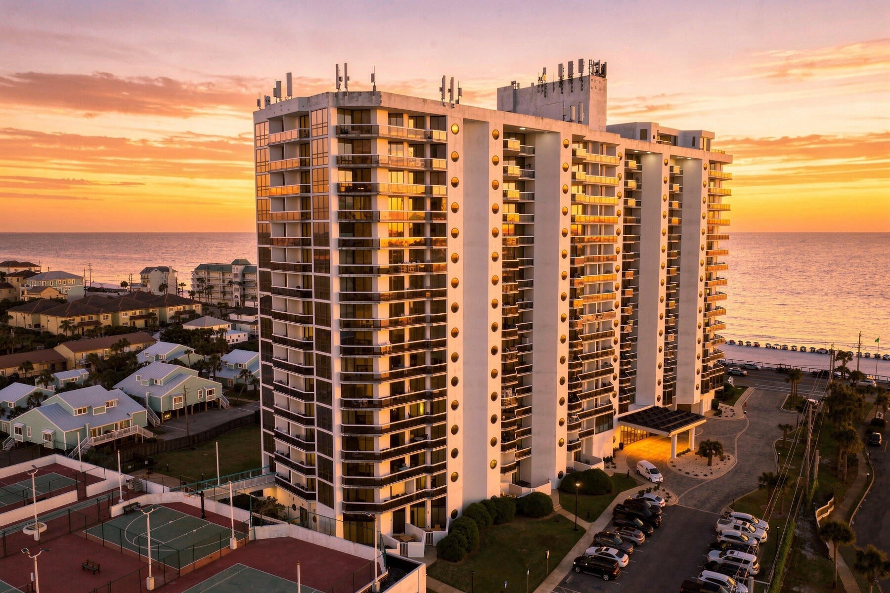 It's Three...Three...Three Times the Condo!! Yes, it can be rented in three different ways, and with this winning combination rental revenues YTD are at 61,000 and projected at $80,000 by year end! Click on the photos to discover it's Perfectly Positioned to take in Sweeping Southwest Views of the Emerald Green Waters of the Gulf & White Sand Beaches. In addition to the unit having more than ample interior space with great flow, it also boasts over 430 square feet of Balcony to relax and enjoy beautiful sunsets at the end of the day. ''Destin Surfside'' is known by many as the strongest built condo complex in Miramar Beach. With its plethora of amenities, and pedestrian walkover above Scenic Gulf Drive you can see why it's so highly desired. Come see it today...make it yours...and love it forever!