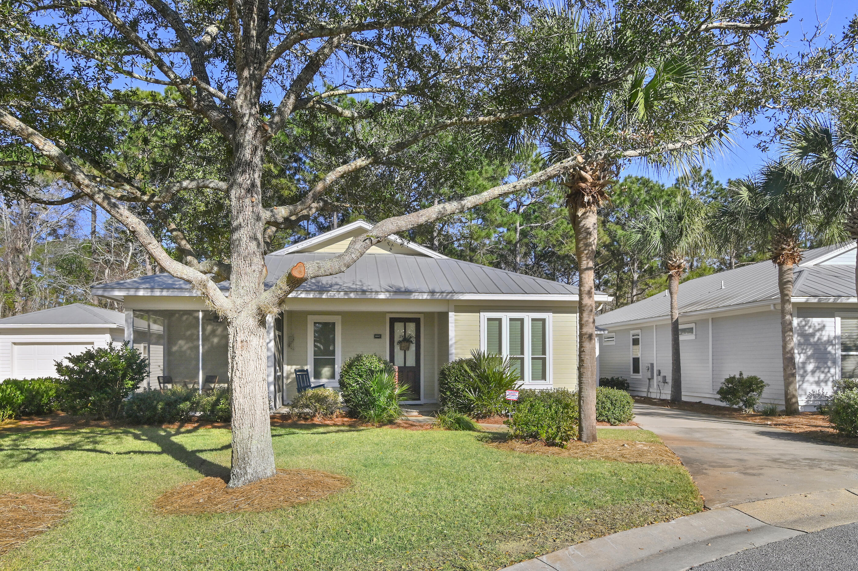 Welcome to 2047 Crystal Lake Drive, beautifully updated and fully furnished with a list of improvements to include renovated bathrooms and kitchen, new windows, new gas stove, tankless water heater and interior paint. See photos for a full list of improvements. The home is nestled within the gated beach resort community of Sandestin. Tucked away in the peaceful and secluded Crystal Lake neighborhood, this charming retreat offers the perfect blend of tranquility and resort-style living, surrounded by towering pine trees and lush natural scenery. This single-story home features 3 spacious bedrooms and 2 full bathrooms, thoughtfully designed with comfort and style in mind. The bright and airy interior showcases white cabinetry throughout, abundant natural light and a seamless flow between living spaces. The kitchen shines with new, top of the line appliances, a breakfast bar, and an adjoining dining area ideal for both casual meals and entertaining. Click ''more'' to continue. The inviting living room offers plenty of space to relax after enjoying the resort's many amenities. Both bathrooms offer quartz countertops and custom-tiled showers. Outdoor living is a highlight of this home. Enjoy mornings on the screened-in front porch or unwind on the large back deck, perfect for grilling, gathering, or simply taking in the serene surroundings. A 1-car garage provides secure storage for a vehicle, golf cart, or beach gear.
Fully furnished and move in ready, this Crystal Lake gem offers the best of Sandestin living-peaceful, private, and just moments from private white sandy beaches, community pools, spas, golf, tennis, pickleball, walking trails, variety of dining, shopping and entertainment. All accessible by golf cart!
