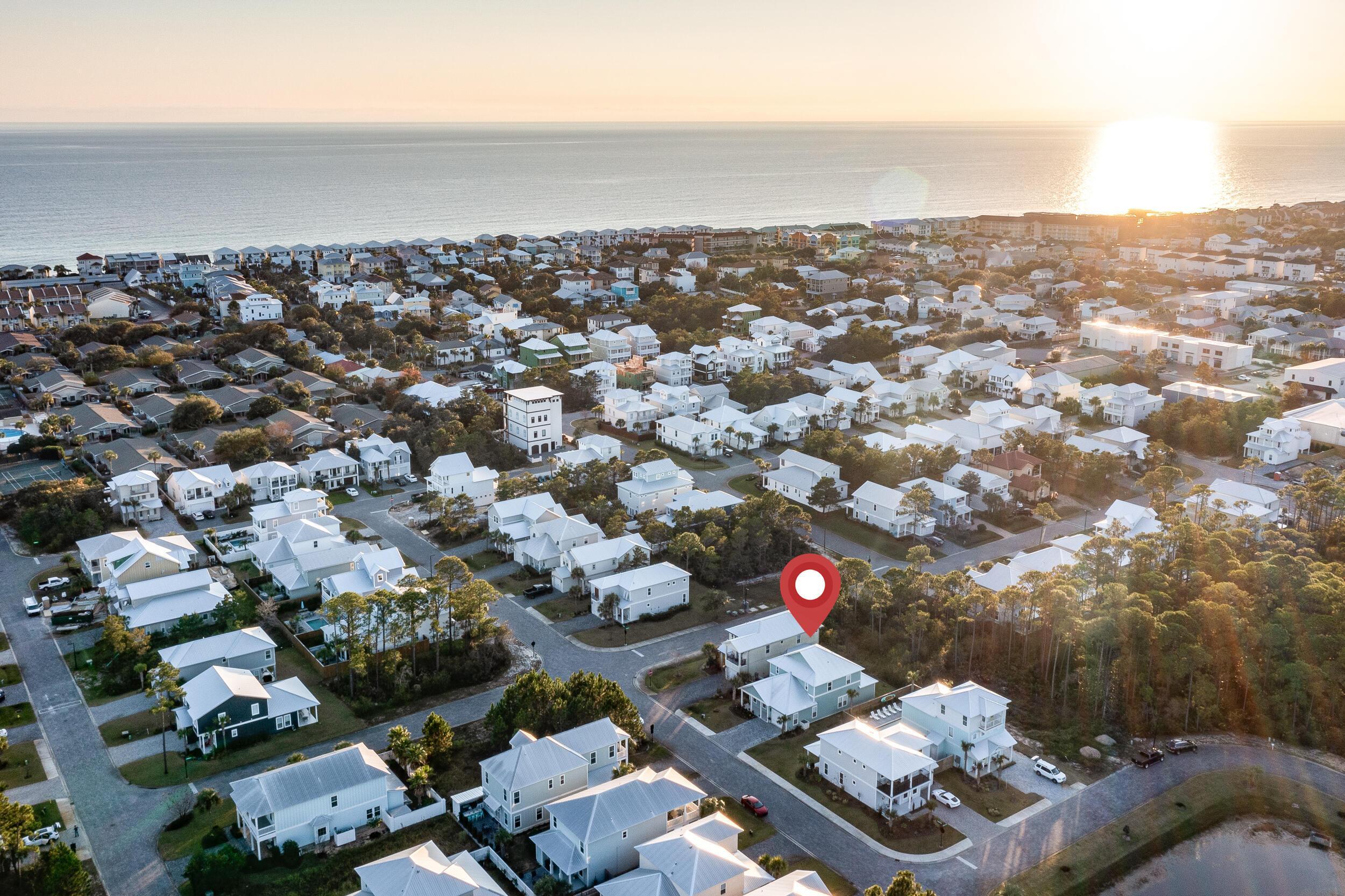Rare private-pool opportunity in gated Frangista Beach turnkey 4BR/4.5BA with proven rental history. Gross income of $79,001.72 since March 2026 owner use Jan-Feb with an additional $31,800 already on the books for the remainder of the year. Whether you're seeking full time coastal living or a high performing short term rental investment, this home delivers both without compromise.

Private backyard pools are the exception in Frangista Beach, not the rule this residence offers your own pool plus access to the community pool. Just a short walk or golf cart ride to sugar white sand and Miramar Beach dining.

Inside, 10' ceilings and abundant natural light frame an open floor plan designed for effortless entertaining. Each of the four bedrooms is a true private suite with ensuite bath and walk in closet the layout families and couples' groups book first. The kitchen anchors the space with soft-close cabinetry and a massive granite island. Upgraded wood vinyl flooring throughout (no carpet) stands up to sand and wet feet and turns over quickly between guests.

Additional features include smart home controls for remote climate and access management, an oversized garage converted to a game room, custom blinds, and premium outdoor finishes. The backyard is built for gathering or for a quiet day at the pool.

Offered fully furnished and rental ready. Nothing to buy, nothing to wait on. Homes with private pools in Frangista Beach don't last. Schedule your private showing today.