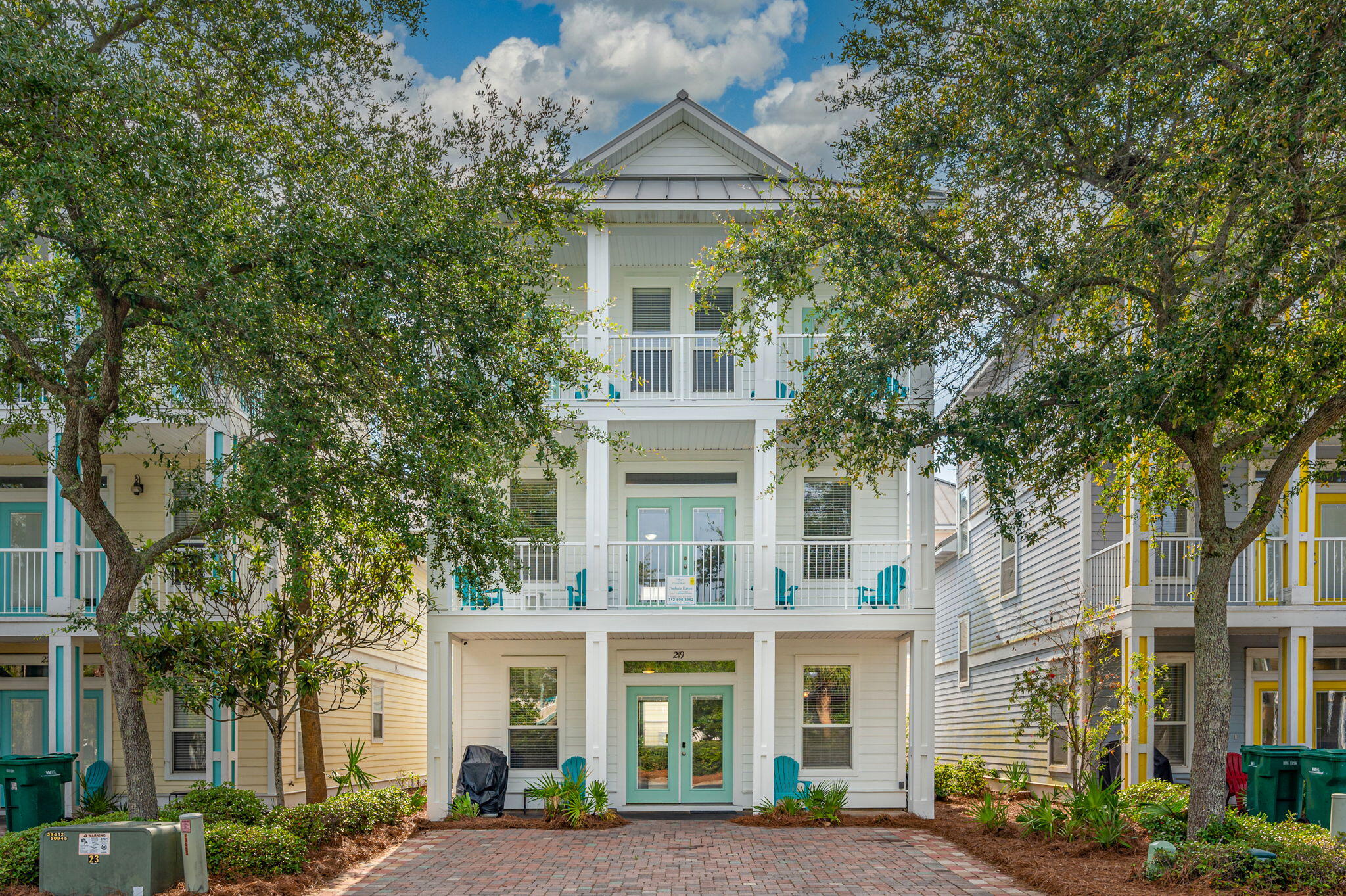 Welcome to Poolside Haven - ideally located directly across from Villages of Crystal Beach's amazing lagoon-style pool and amenities area! This 6 bedroom, 3.5 bath rental machine features a fresh white exterior paint for an on-point beach aesthetic. Inside find zero carpet for easy maintenance, and a highly desirable 3-story layout that sleeps 16 comfortably. Recent improvements include: exterior paint, interior paint, flooring, upgraded furniture, new kitchen appliances, new washer and dryer, smart TVs, 3 new HVAC units (2018). Villages of Crystal Beach is perfectly located between Destin Commons and the Gulf's sugar white sand beaches. During high season, take advantage of the free beach shuttle!