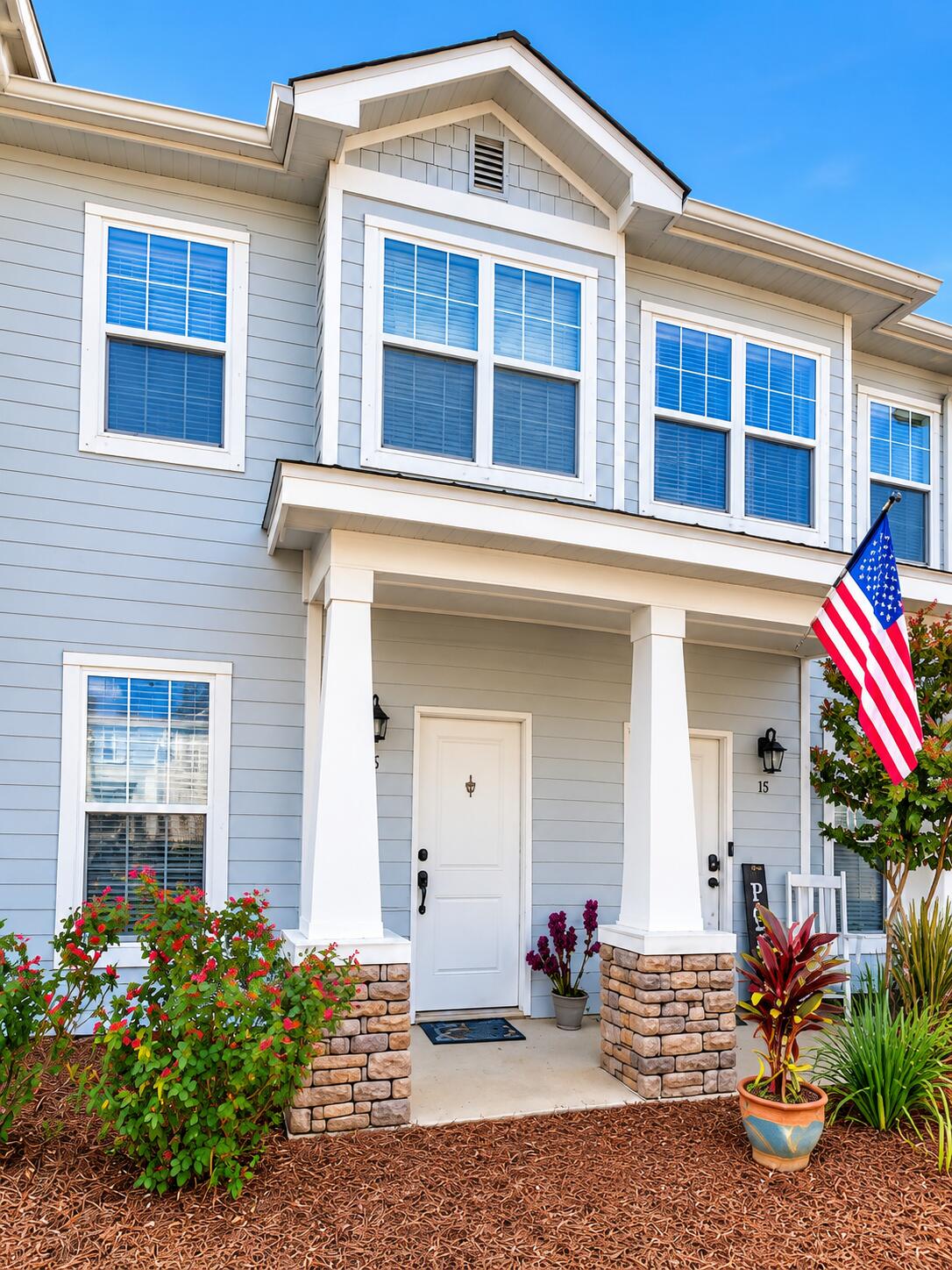**SHORT SALE OPPORTUNITY!** Welcome to this beautifully updated 2-bedroom, 2.5-bath townhome in The Verandas, a well-maintained community in the heart of Freeport. With modern finishes, a convenient location, and a layout well suited for a primary residence or long-term rental, this home offers plenty of potential.

The main level features an open-concept kitchen and dining area with high ceilings, granite countertops, stainless steel appliances, abundant cabinetry, an eat-in counter, crown molding, recessed lighting, and plenty of natural light.

Upstairs, both spacious bedrooms feature engineered hardwood flooring and private en-suite bathrooms. The laundry area is conveniently located between the bedrooms, and the washer and dryer are included.

Step outside to the large back patio overlooking a peaceful pond and wooded area with no neighbors directly behind the unit. Additional outdoor storage provides extra convenience. Major updates include an HVAC system installed in 2023 and a water heater replaced in 2022. Appliances convey, and the HOA maintains the roof.

The Verandas offers a large community pool, ample common areas, and additional parking. Conveniently located near Freeport's elementary, middle, and high schools with easy access to Choctawhatchee Bay, South Walton, and the white-sand beaches of the Emerald Coast.

**Property is being sold as a short sale and is subject to lender approval.**