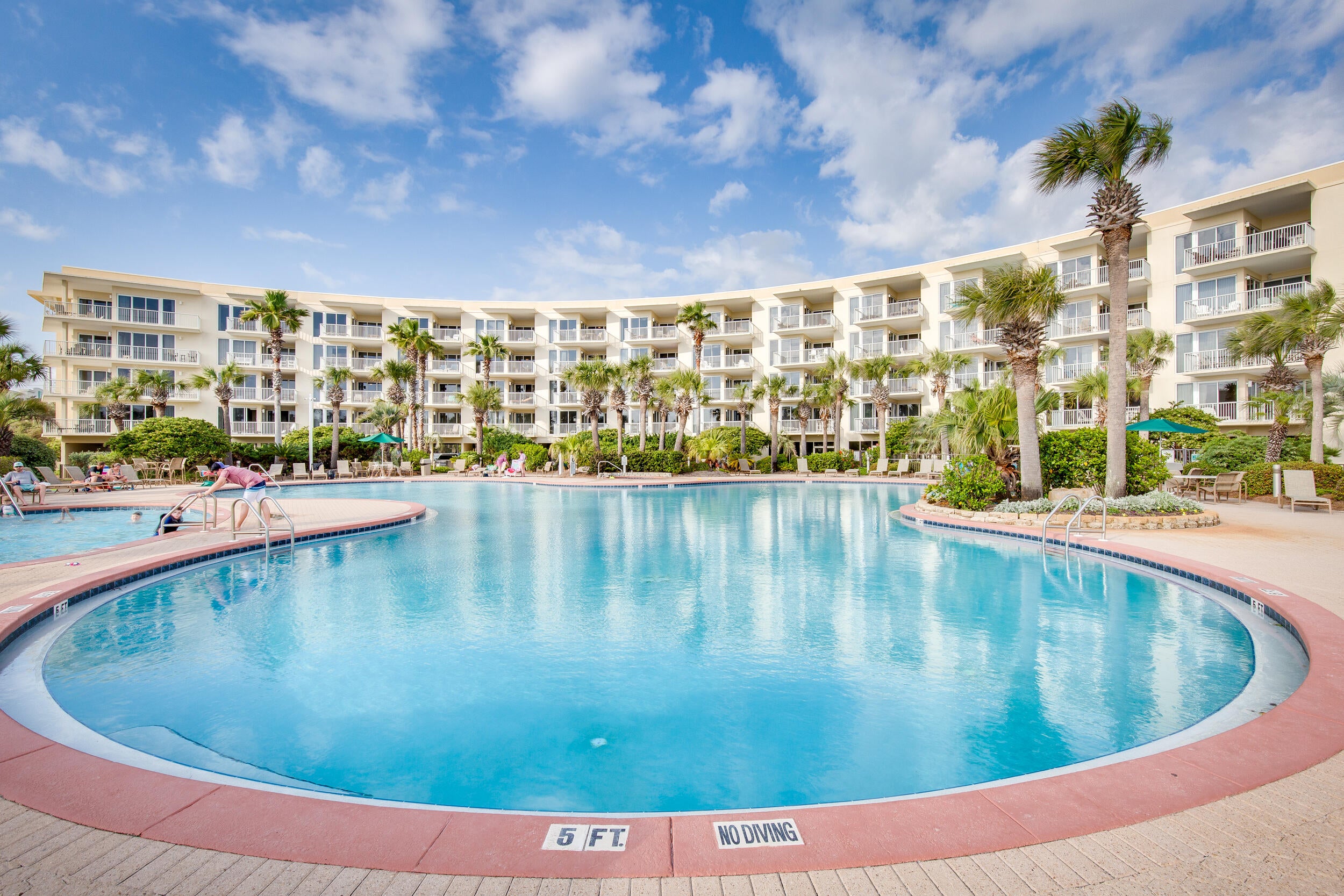 A unique one of a kind unit, completely remodeled/reconfigured.  Located at Crescent in Miramar Beach, this 2BR/2BA Gulf Front condo is one of only four west end units with wraparound balconies offering stunning views of the Gulf and tropical gardens surrounding the swimming pools. Arms length transaction entered for comp purposes.