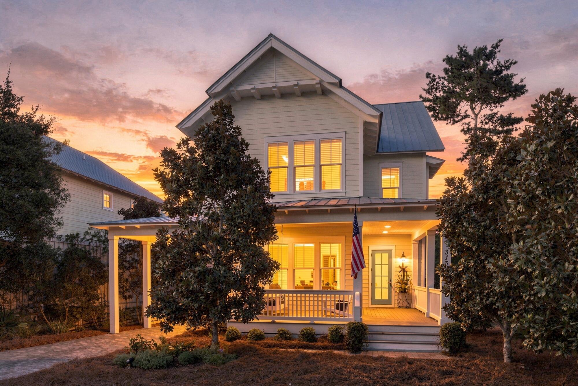 Live the coastal lifestyle just steps from the beach in this impeccably maintained custom-built home in the gated community of The Preserve at Grayton Beach. Designed and lovingly maintained by its owners, this exceptional residence offers more than 1,400 square feet of outdoor porches--perfect for morning coffee, afternoon breezes, and relaxed evenings with family and friends.
Inside, an open and airy floor plan is designed for effortless coastal living and entertaining. The chef's kitchen with butler's pantry opens to spacious living and dining areas, while three generously sized bedrooms provide comfortable retreats. A versatile flex space can easily serve as a bunk room, guest space, or second family room, offering plenty of room for weekend getaways or extended stays.

Just moments from the sand and surf, life here revolves around enjoying everything the Emerald Coast has to offer. The Preserve at Grayton Beach features deeded beach access, two pools, and tennis courts, creating a true resort-style experience at home.

Conveniently positioned between Grayton Beach and Blue Mountain Beach, this property puts some of 30A's most sought-after beaches, dining, shopping, and outdoor experiences within easy reach. Whether enjoyed as a primary residence, vacation retreat, or rental investment, this is coastal living made easy.