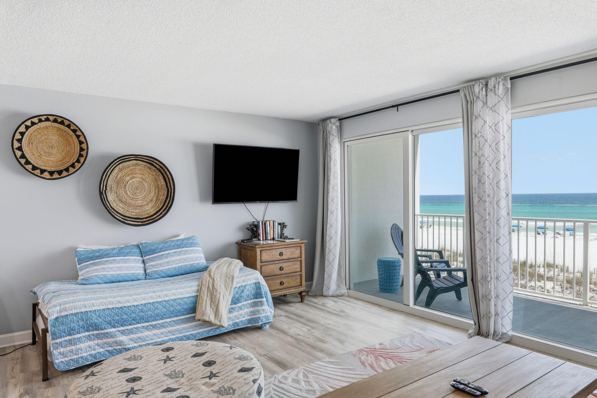 Experience the best of Gulf front living in this beautifully renovated condo at Cabana Club in the heart of Destin. Wake up to breathtaking Gulf views and enjoy direct beach access just steps from your door. This updated residence features a modern coastal design with quartz countertops, stainless steel appliances, and stylish finishes throughout. The layout is perfect for entertaining, while large windows and a spacious balcony showcase the stunning emerald waters and white sand beaches Destin is known for. Whether you're seeking a primary residence, vacation getaway, or investment property, this Gulf front gem offers the perfect combination of luxury, comfort, and location. Enjoy the relaxed beach lifestyle with restaurants, shopping, and entertainment just minutes away.