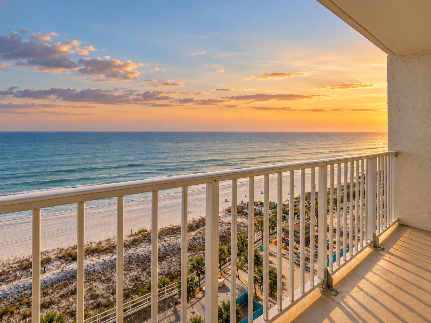Beautifully updated and move-in ready, this Gulf-front condo at The Summit has been newly painted throughout and features stylish new coastal artwork, creating a bright, modern beach retreat that's ideal as a primary residence, second home, or vacation rental investment. The Summit in Panama City Beach. This 1-Bedroom, Two-Full-Bath beachfront unit features panoramic Gulf views, direct deeded beach access, and a private balcony overlooking the white-sand shoreline.
The Summit is a Gulf-front resort community offering two beachfront pools (one heated seasonally), two kiddie pools, indoor and outdoor hot tubs, sauna, fitness center, shuffleboard, and lighted tennis and pickleball courts. On-site conveniences include a Tiki Bar & Grill, ice cream shop, and a full-service convenience store. Open parking available.
Prime location near St. Andrews State Park, marinas, restaurants, shopping, and popular Panama City Beach attractions. Strong potential for short-term vacation rental income or personal use All information is deemed reliable but not guaranteed; buyers are advised to verify if important.