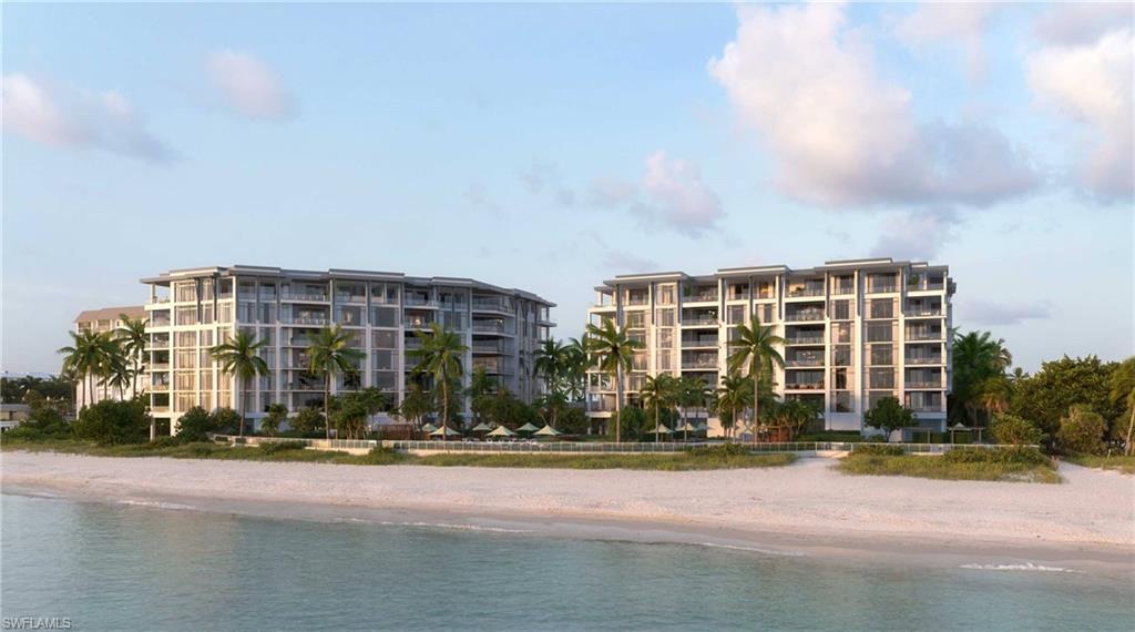 One or more photo(s) has been virtually staged, AI generated or rendered.  One or more photo(s) has been virtually staged, AI generated or rendered. Located on Naples Miracle Mile on 5 pristine acres of direct beachfront, Rosewood Residences Naples offers a collection of 42 stylized, artful, customizable residences with unobstructed Gulf of Mexico views. Floor Plans vary from 4,226 to 9,673 square feet of living space, ceilings heights up to 11’6” to 12’6” and each offers expansive sunset terraces. Sophisticated design by MHK Architecture. Elegant and elevated interior design by Lillian Wu Studio, NYC. Managed by Rosewood Hotels and Resorts, the leading global lifestyle and hospitality management group known for their one-of-a-kind luxury hotels, resorts, and residences in over 23 Countries. 24/7 concierge, security and valet. Exceptional indoor and outdoor facilities offer an intimate, private club atmosphere. Private, Resident only, waterfront dining, world-class fitness center with options for private training & yoga, sun deck, 75-ft zero-edge lap pool, resort-style pool, pool shelf chaises, poolside cabanas, day beds, multiple spas and firepits, and bocce courts. Towel, food & beverage service. Cold jet showers, sauna & steam room & private massage/treatment rooms. Soc. lounge, game room, 3 guest suites. Beach chair and umbrella service. Outdoor pursuits program including kayaking & Stand Up Paddle boards. Bicycle storage. Association-owned Residents use street legal golf carts. Residence features and Finishes include Expansive kitchen: Wolf, Sub-Zero, Waterworks plumbing fixtures, Rocky Mountain hardware and Irpinia cabinets. Summer kitchen with gas grill. Separate service galley with washer, dryer, sink, refrigerator/freezer, microwave, oven, dishwasher.