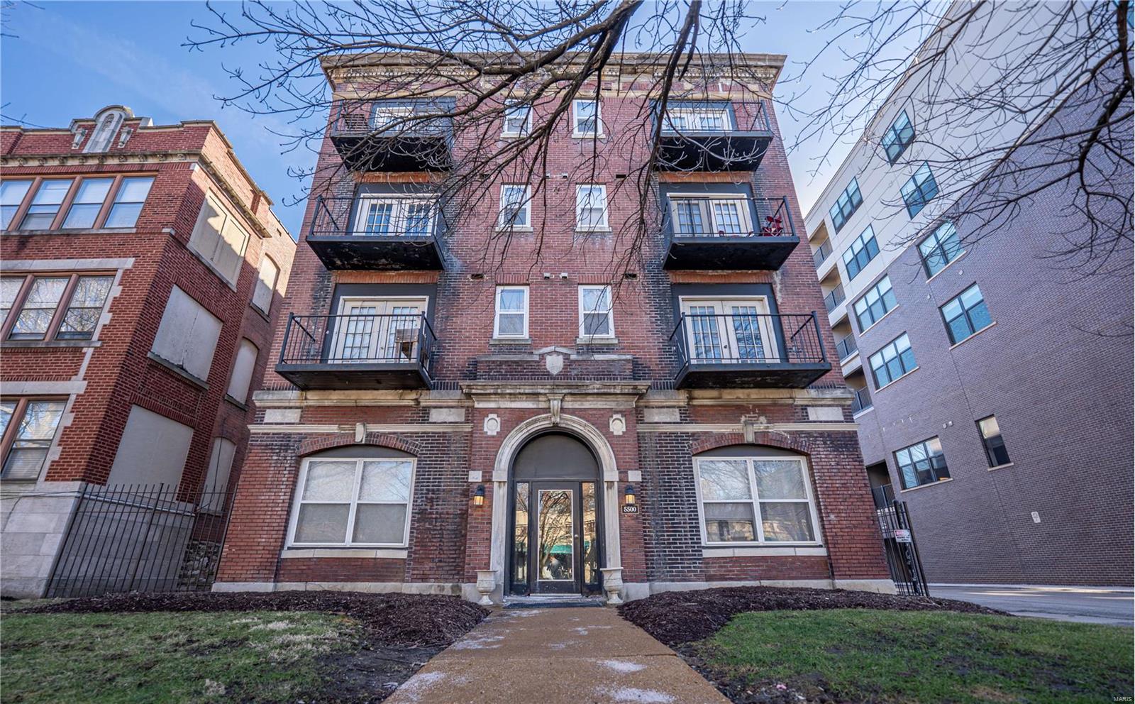 5500 Pershing presents a once in a lifetime opportunity to own 16 units in one of the most sought after areas of St Louis, located on just the other side of Forest Park. This entire block is filled with Washington University and Saint Louis University students + Barnes Jewish Hospital nurses/ employees. There are 14 one bed/one bath units that are fully renovated with IN UNIT LAUNDRY, granite counters and vinyl flooring- that currently rent for $1100/month. There are 2 studio units that rent for $875/month. The Net Operating Income generated from this property in 2024 was $145,763 which put this property at an in-place cap rate of 7.26%. The building has been updated with PVC plumbing, copper electric and has a beautiful all brick exterior. This is one of the few properties on this street with central air so you can keep your expenses low. This building is fully occupied, tours will be on March 13th. Call listing agent for Rent Roll, three years of profit/loss and other financials.
