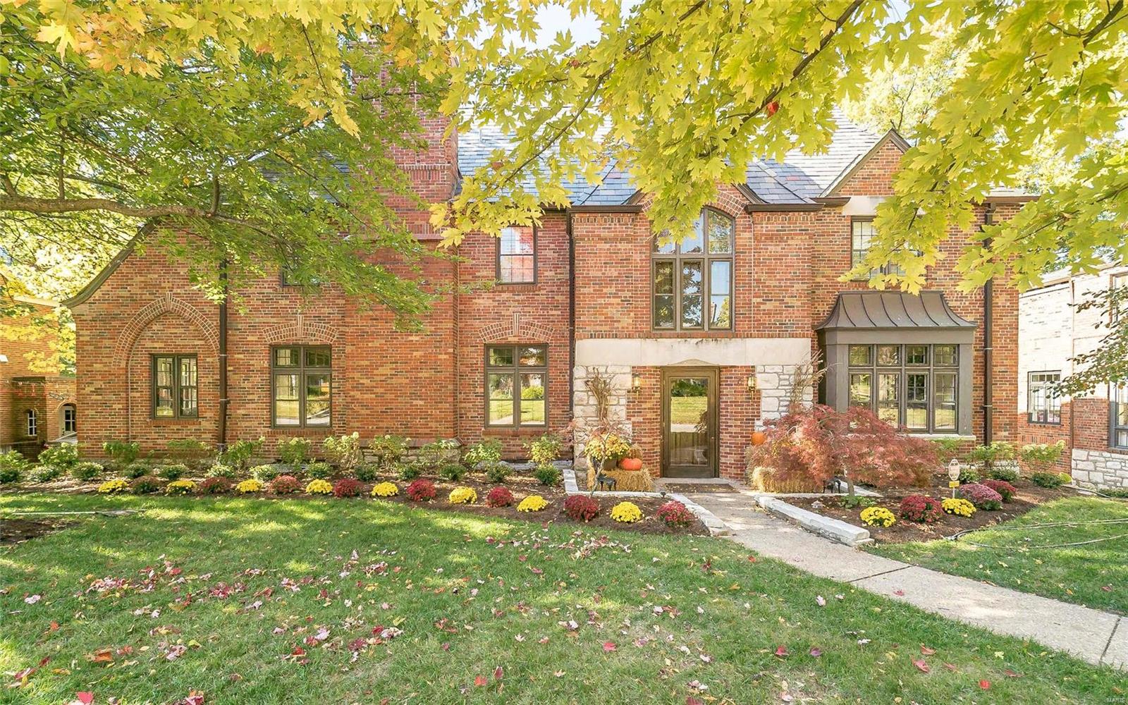Come be delighted as you tour & view the gorgeous architectural features & charm of 72 lake Forest. Home is gracious & sophisticated & yet welcoming & relaxing! Beautiful center hall entry with terrazzo floors & a stunning staircase.  Large Living room w/wood burning fireplace. Big dining room perfect for entertaining. Kitchen is set up for ease of cooking & opens to breakfast room. Off the kitchen is a deck overlooking the flat, ample sized yard. Family room, sunroom & a bedroom suite also on main level offer you enough space to set up the home in whatever way works best for your family . 2nd floor features a master bedroom suite w/ plantation shutters, window seat, wood floors plus a beautiful & newly done bath.  3 additional sizable bedrooms all w/wood floors & plantation shutters. Another full bath also on 2nd floor. Basement is a delightful surprise. Cozy w/natural light &  fabulous new full bath. Tuck under garage has entry into lower level. Neighborhood parties, Clayton schools! Additional Rooms: Sun Room