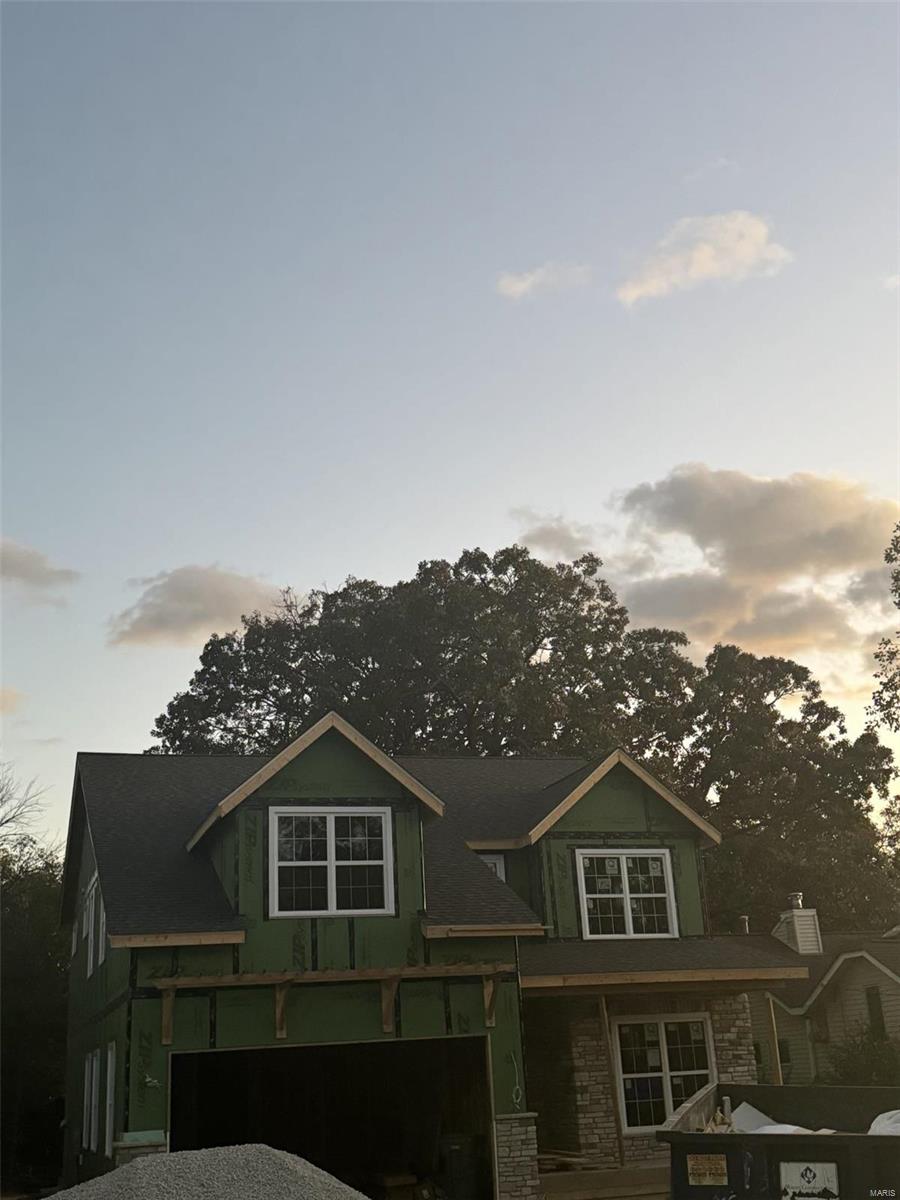 Under Construction, 2-story, 5 bedroom, 3.5 bath by Schindler Homes LLC in Kirkwood. This beautiful home features 9' first floor ceilings, hardwood flooring entire 1st floor, wainscot trim in den, stainless steel Kitchen-Aid appliances with chimney hood, 42 inch shaker kitchen wall cabinets with soft close drawers and doors, pull out trash cabinet, built-in refrigerator cabinet, under cabinet lighting with light rail, walk-in pantry, quartz countertops, mudroom on 1st floor with custom lockers, fireplace in family room, luxurious master bath with double sinks, Moen plumbing fixtures, separate tub and shower, his and hers large walk-in closets, large 2nd floor laundry with cabinets/granite folding counter, 50 gallon hot water heater, cased out Quaker windows, tall pour and finished lower level, and architectural grade shingles. Will have fully sodded yard and professionally landscaped. Great location, convenient to highways, parks, and shopping.