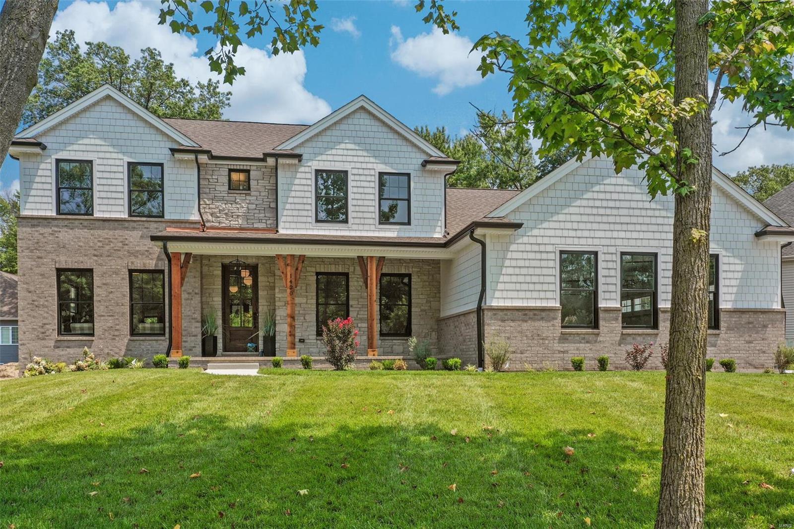 Modern Farmhouse in Desirable Des Peres. This brand new home is defined by its neutral color schemes, clean lines, natural wood finishes, & the use of shiplap! The open floor plan boasts comfortable & functional spaces throughout. From the moment you enter, you will love the stylish combo of cozy family living & contemporary style. The main floor features large entry w/ DR & den/office. Plus, high-end kitchen w/ large center island, farm sink, breakfast rm, walk-in pantry & butlers pantry. High ceiling GR w/ gas FP, built-in bookcases & gorgeous french doors opening to covered deck for entertaining. Entire home filled w/ abundance of natural light! Luxury Main Flr Owners Suite w/ his/her closets, full bath w/ double vanities & incredible tub & sep. walk-in shower. Main flr laundry & Mud rm w/ 3 car garage. 2nd flr boasts 3 beds, 1 full and 1 jack & jill bath & huge bonus rm! Finished LL w/ family room, wet bar & extra bedrm w/ full bath. No detail was missed in this custom built home! Additional Rooms: Mud Room