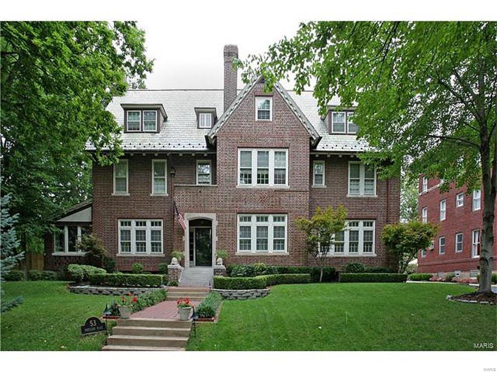 Located on one of St. Louis' most admired streets, this timeless 3 story home designed by architect Louis LeBeaume in 1912 has been beautifully maintained & updated. Beautiful architectural features - 10' ceilings, elegant formal rooms, magnificent crystal chandeliers & sconces thruout, intricately carved mill work, imported paneling, French doors, wood floors & 7 fully functioning fireplaces. Gracious floor plan, beautifully proportioned rooms, almost 9,000 sf. Custom draperies, wallpaper, mill work & lighting create Versailles-inspired mstr suite w/his & hers bathrooms, WI closet & FP. Kitchen updated w/high end SS appliances, granite counters, opens to breakfast rm & original butler's pantry. Mn flr & 2nd flr laundry, 2,600 bottle, temp controlled wine cellar, beautiful sun porch, multiple patios w/free standing brick fireplace, renovated inground pool, beautifully landscaped backyard & gardens, ingr. sprinklers, newer AC. Walk to restaurants & Forest Park.