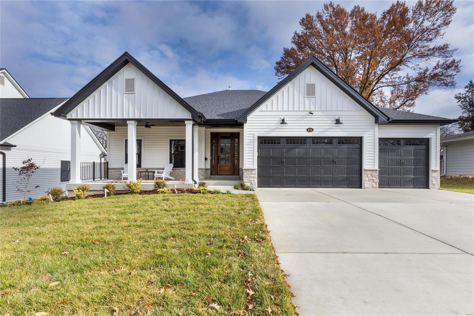 This one-story, custom built, Pentrex home, is once again in the top rated Kirkwood School District. You will LOVE the luxurious finishes found throughout this 5 Bed/3.5 bath home w/3597 sq ft of living space. The open-concept Chef’s-Delight Kitchen boasts a TWELVE AND A HALF FOOT Quartz island, w/top-of-the-line stainless steel appliances, custom wood hood, double oven, custom pantry, quartz tops, and adjacent wet-bar area. It connects seamlessly w/the Great Room, which invites you to unwind next to the gas log fireplace w/stone from floor to ceiling. Home offers 11' ceilings, 7" crown, craftsman pediments, wainscoting & beam ceiling in main living area. Enjoy morning coffee or cozy dinner on the large front/rear porch w/outdoor speakers. The L/L includes 9’ pour, rec room, wet bar w/2 beds & 1 bath. Low E Argon Windows, 2–40-gal water htrs. 3-car garage w/8' doors & service door. Short walk to Pioneer Park, near major highways. MANY MORE additional features! A MUST SEE! Additional Rooms: Mud Room