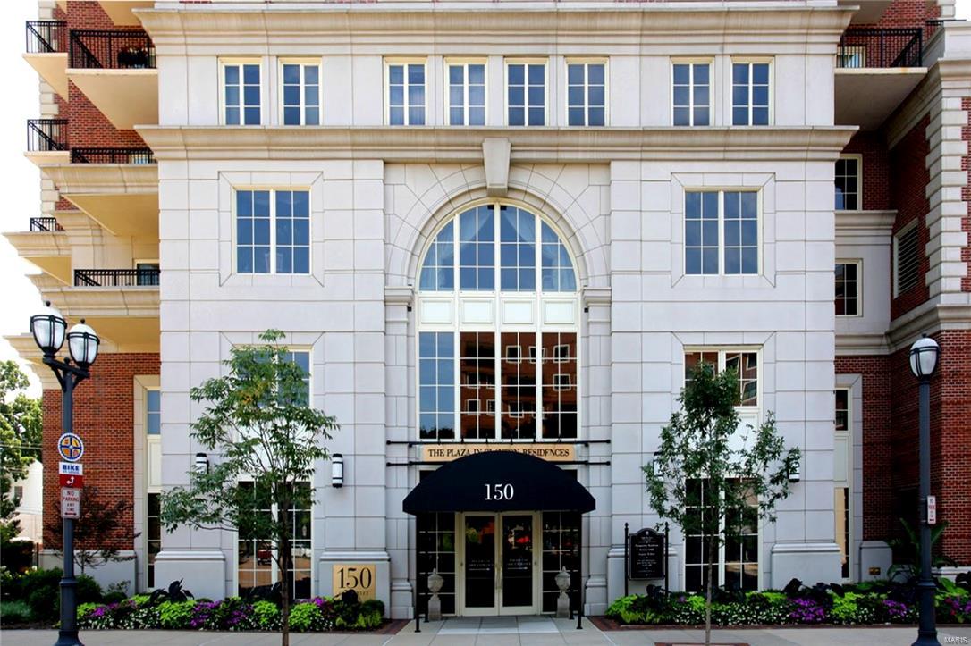 A rare opportunity to experience the luxury living associated with the premier Plaza in Clayton.  This prestigious residence features the best in style, sophistication, and location. With a southeast exposure and two private terraces, natural light is a key feature of this 2 bedroom, 2.5 bath, 2647 sq ft condo.  In the heart of Clayton, you have access to much of the region’s best shopping, restaurants, art and entertainment.  This layout accommodates both intimate family gatherings & formal entertaining.  Beautiful wood floors throughout much of this open floor plan.  The master bedroom suite features a walk in closet, double sink with separate tub & shower.  A stylish den/office with built-in bookshelves and French doors.  The eat-in kitchen offers the quality upgrades one should expect for this building.  The premier service and amenities of The Plaza feature: valet service, 24 hour doorman, concierge, pool, party room, rooftop garden, dog area, fitness center, and private storage. Location: Corner Location, Upper Level