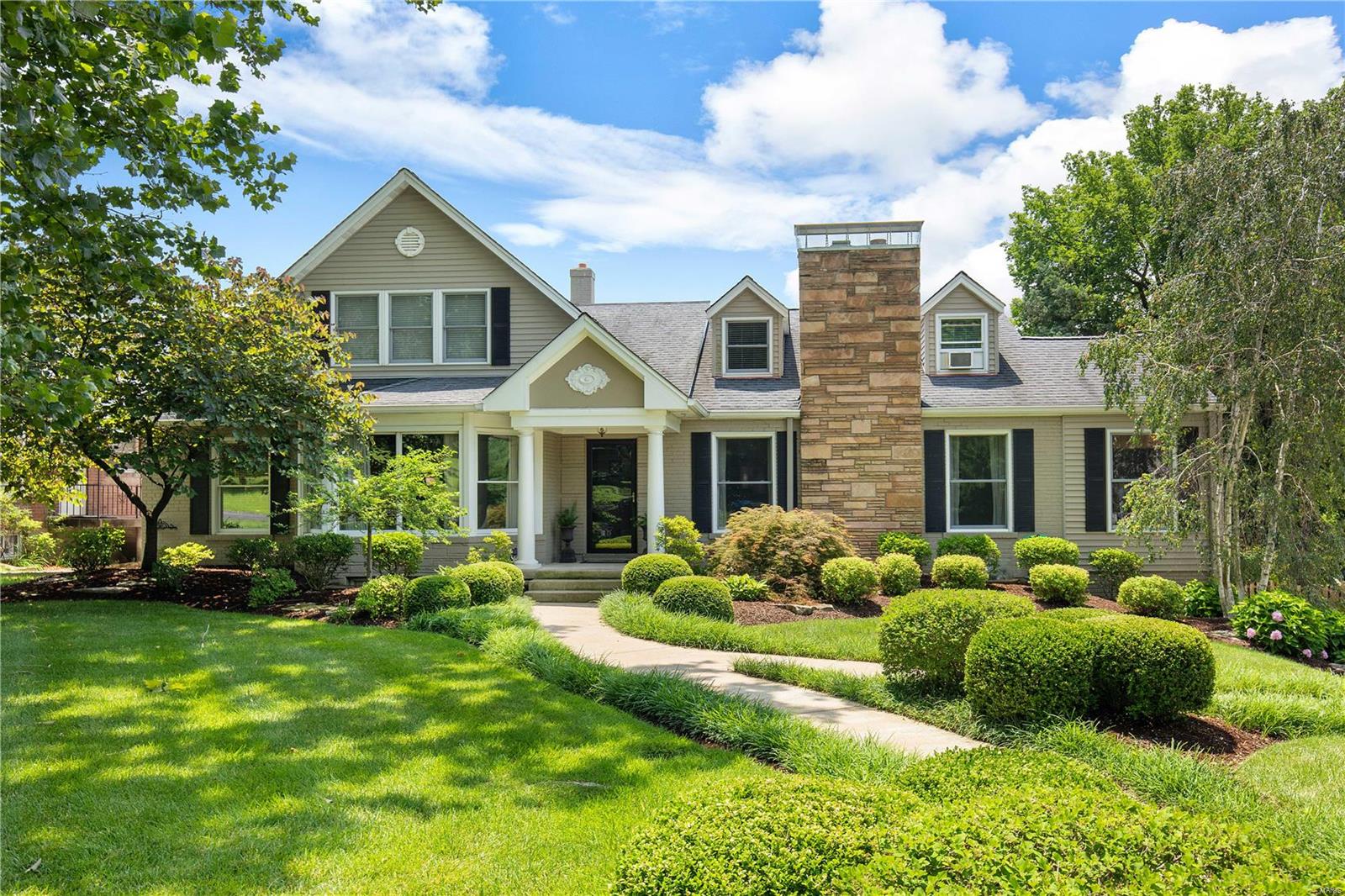 Delightfully charming renovated home w/ sophisticated upgrades & superb design finishes throughout. Spectacular & private backyard boasts a spacious deck w/ an amazing outdoor kitchen & pergola overlooking the gorgeous pebble tech pool & flagstone patio.Professionally landscaped & a true oasis! This traditional floor plan features a large living rm w/ fireplace & attached den/study.The newly renovated kitchen features stainless appliances,granite counter tops,wine fridge & built-in refrigerator--opening to the dining & family rm areas.Dining rm features arched doorways,marvelous mill-work and large windows.Family rm includes fireplace & opens to the kitchen & French doors leading to deck.Master suite has 2 oversized closets & a luxurious bathroom w/ large Jacuzzi tub & shower.Upstairs includes 3 spacious bedrooms & 2 full bathrooms.LL includes wine cellar, bar area,family rm,storage space & full bath.Additional features include main fl & 2nd fl laundry,3 car garage,& sprinkler system.