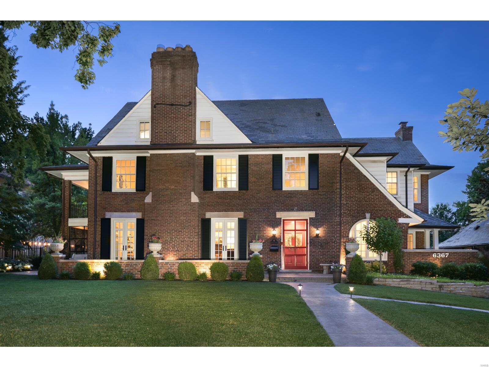 Maritz & Young-built home located in sought-after Clayton neighborhood. Minutes from Forest Park & Wash U. Over 5,100 sq ft above grade offers light-filled open living w/ 6 bd, 5.5 baths on 3 levels. 1st fl has excellent flow for easy living & entertaining, featuring 5 sets of French doors & crown molding. Signature kitchen w/all Thermador appl connects hearth, b’fast, & dining rms. Ample views of professionally landscaped backyard & exceptional 18’x38’ salt water pool w/ water feature, gas fire bowls and Sundeck surround. Architecturally congruent oversized 3 car garage w/ storage loft completes the oasis. 2nd fl primary suite w/ new walk-in closet/sitting rm boasts white spa-style bath w/ dbl vanity, private commode, heated jet tub & sep steam shower. 3 more generous-sized bd rms & 2 full baths round out the 2nd floor. 3rd floor offers 2  additional bd rms, full bath, and large bonus rm (current use-home gym). LL has finished rec area/home theatre, wet bar, 36” sub-zero & full bath. Additional Rooms: Mud Room, Sun Room