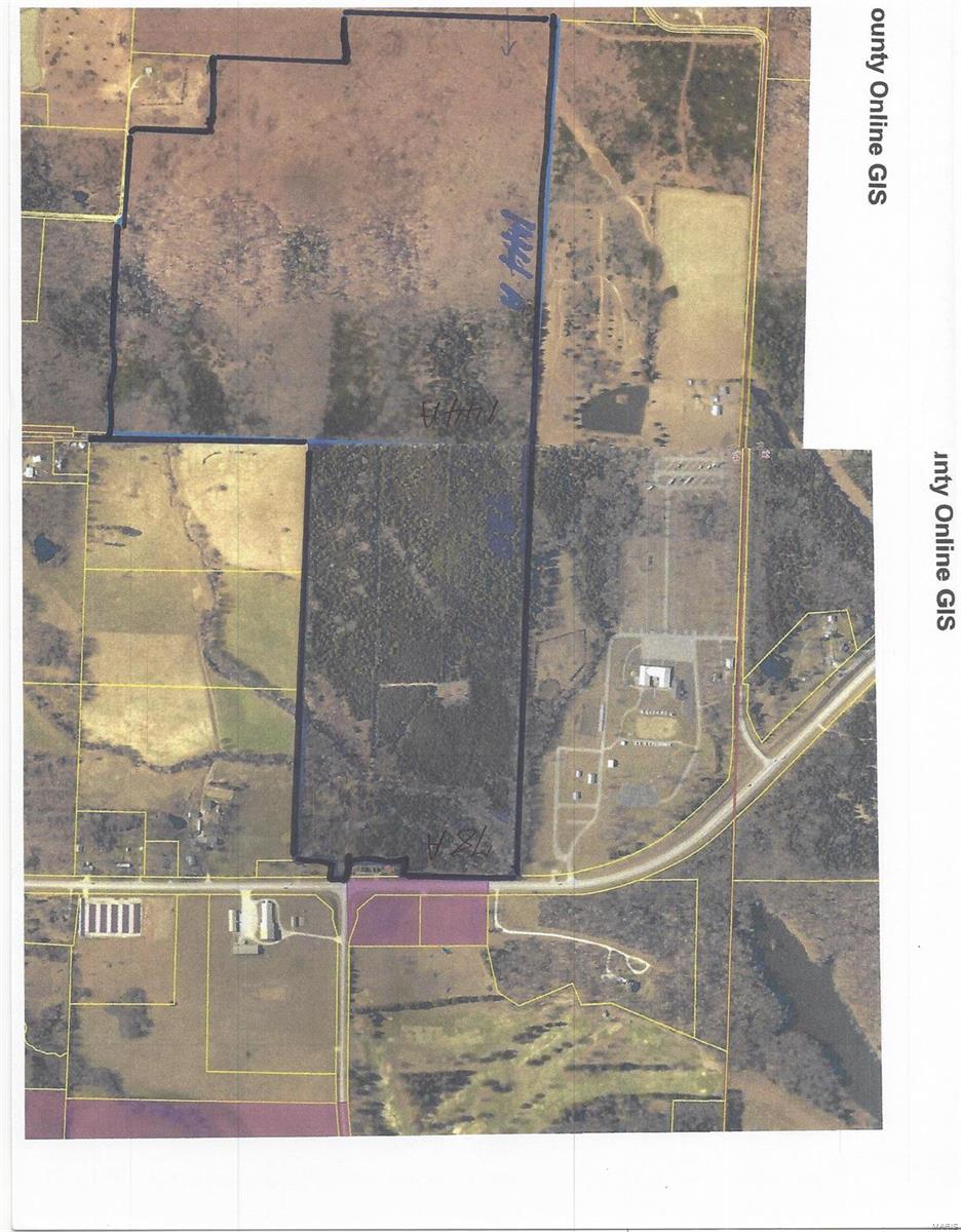 Several older buildings on property.  Needs care.  Walker Cemetery on property. Easement to cemetery. There is a couple wells on property, do not know condition of them...City said water and sewer could be available if annexed into city limits.  Joins the Dent County Commons.  This is a prime location. Frontage could be commercial and would make a beautiful subdivision.  Close to Golf Course. Dent County Road 2313, off Highway H goes into back of property.  There is an inground tank, been there many years.  There is a brick  barn that  burned and the asbestos shingles are there.  Cistern by cellar.  Machine shed, garage,