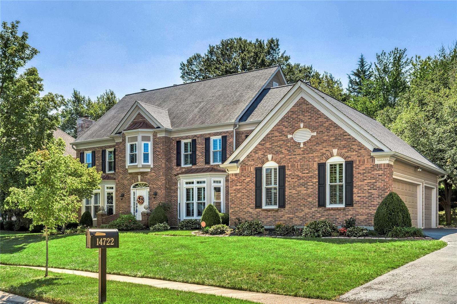 This Brook Hill Estates home is a beautiful 2-story, 5-bedroom, 4.5-bathroom gem on a peaceful cul-de-sac. Highlights include hardwood floors throughout main floor, all new windows, a spacious family room with fireplace, and an updated kitchen with custom cabinets and granite countertops. A private office, separate dining room and laundry/mud room with new storage lockers round out the main floor. The upper level boasts four well-appointed bedrooms, including a luxurious master suite with an updated bathroom and custom shelving in the walk-in closet. An ensuite bedroom and two bedrooms with jack-n-jill bath complete the second floor. The lower level offers added entertainment space with a new wine room, bedroom with egress window, and ample room for gatherings. The private backyard adds to the charm of this lovely property. Additional Rooms: Mud Room, Wine Cellar