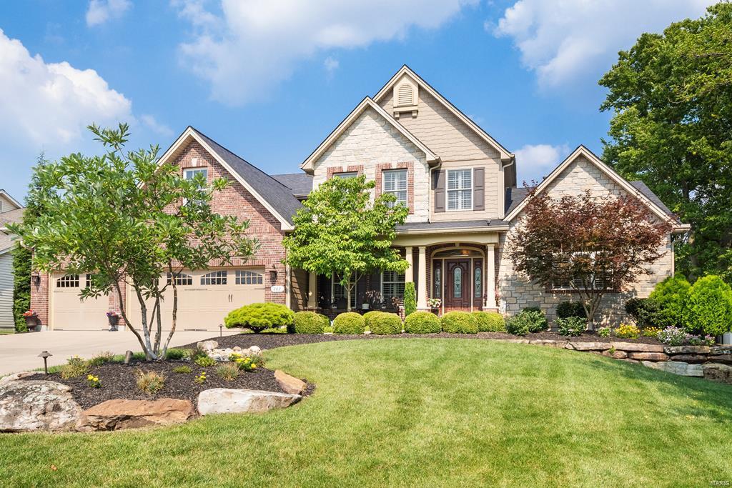 Luxury home, full of premium upgrades. 5,342 finished sqft consists of 5 beds, 4.5 baths w/ open floorplan. From the foyer; private office with French doors to left, rich wood & iron staircase before you, & bright living room with built-ins & wall of windows. Flow into the kitchen with 42” cabinets, quartz counters, island, wine bar, SS appliances, WI pantry, gas cooktop & adjacent open dining room. Relax in the great room w/ fireplace. The expansive master suite has a private bath w/ double vanity, deep soak tub, shower, private commode, & WI closet. Upstairs-3 large bedrooms, full bath, J&J bath w/ private vanities, & family room! Entertain in the finished LL rec-room w/ granite bar, commercial refrigerator, 2x150 wine bottle coolers, & 550 bottle, chilled wine cellar. Additional bedroom, premium bath, & storage space in LL. Head to the backyard oasis w/ patio, spa, heated saltwater pool w/ diving board & waterfall. Main floor laundry, 3 car garage, 20k gen, & more! Additional Rooms: Wine Cellar COOL: 14 SEER+