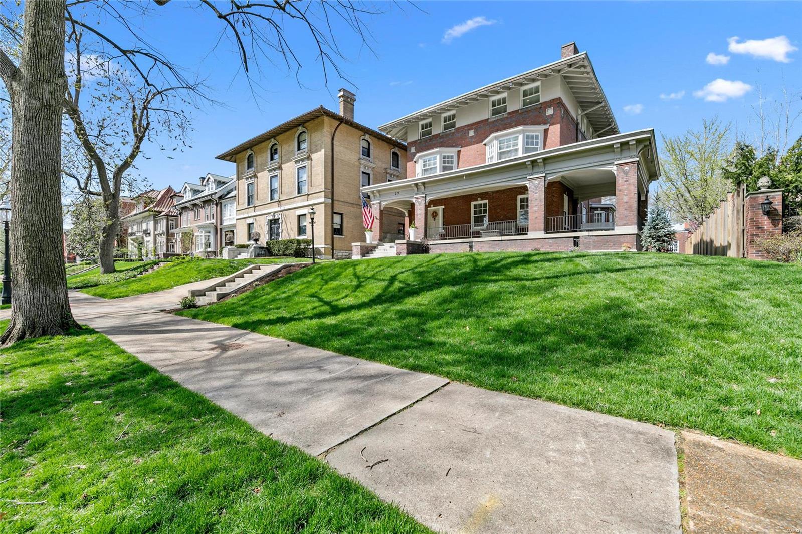 Completely renovated 6+ bedroom, 4.5 home on a fantastic street in the Central West End! This home has everything you have been looking for and more including a huge wrap around front porch. Inside you will find a large entry hall that opens to a huge living room. Through the living room there is a gracious dining room that opens to a new custom kitchen with large center island, custom cabinetry, stainless steel appliances and butler’s pantry. The second floor features a huge master suite with walk in closet, new bathroom with soaking tub, walk in shower and private balcony. The 2nd floor also has 2 other bedrooms, another new bathroom and laundry room with more custom cabinetry. The third floor has three more bedrooms, another new bathroom, stack-able laundry unit and family room. The lower level features even more living space with a rec room and full bathroom. All of this plus a nice deck, fenced yard and a two car garage.