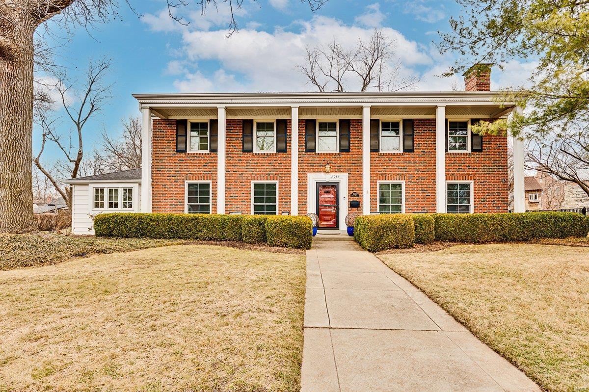 This is the one you have been waiting for! Located in sought after Davis Place, charming front patio, terrific flow, updates throughout, generously sized rooms and gracious outdoor entertaining and green areas. The first floor boasts two large living spaces, plus an additional flex space currently being used as an office, an eat-in kitchen, separate dining room, mudroom area with access to the attached two car garage, a half bath and laundry room. The upper level offers a hall bathroom plus four bedrooms including a primary suite with a great closet and well-appointed bathroom with separate tub/shower. The lower level offers even more livable/flex space with a rec area, an additional private room with a full bath and walkout access to the backyard plus storage area.  Convenient location and within walking distance to parks, Downtown Clayton and schools!