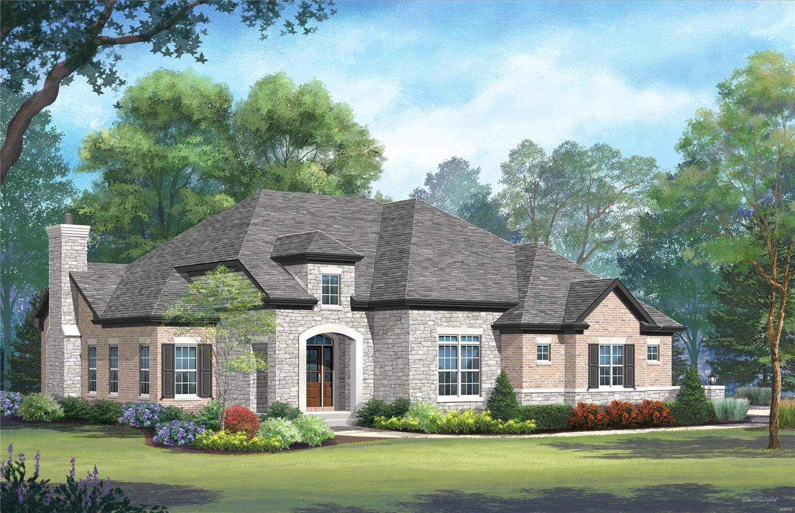 The Enclave at Frontenac & Westwood, developed by Simon Homes is located in prestigious Frontenac (in Ladue school district) and offers a perfect blend of outstanding features nestled in a desirable neighborhood conveniently located just minutes from shopping, dining, parks, and schools. The entry foyer leads to an open floor plan including a study, great room with a fireplace, tray ceilings and wood beams. The kitchen is a chef’s dream open to a large eat in dining room leading to a covered three season room with a stone fireplace. The main floor of nearly 2,900 square feet also includes a luxurious Master bedroom suite, second bedroom with full bath, laundry room, powder room, and a convenient family foyer with a private outdoor entrance adjoining the 3- car side entry garage. The lower level includes 1,709 square feet of finished space including a third bedroom, full bath, and an amazing walk- behind wet bar with a built-in wine display and more!