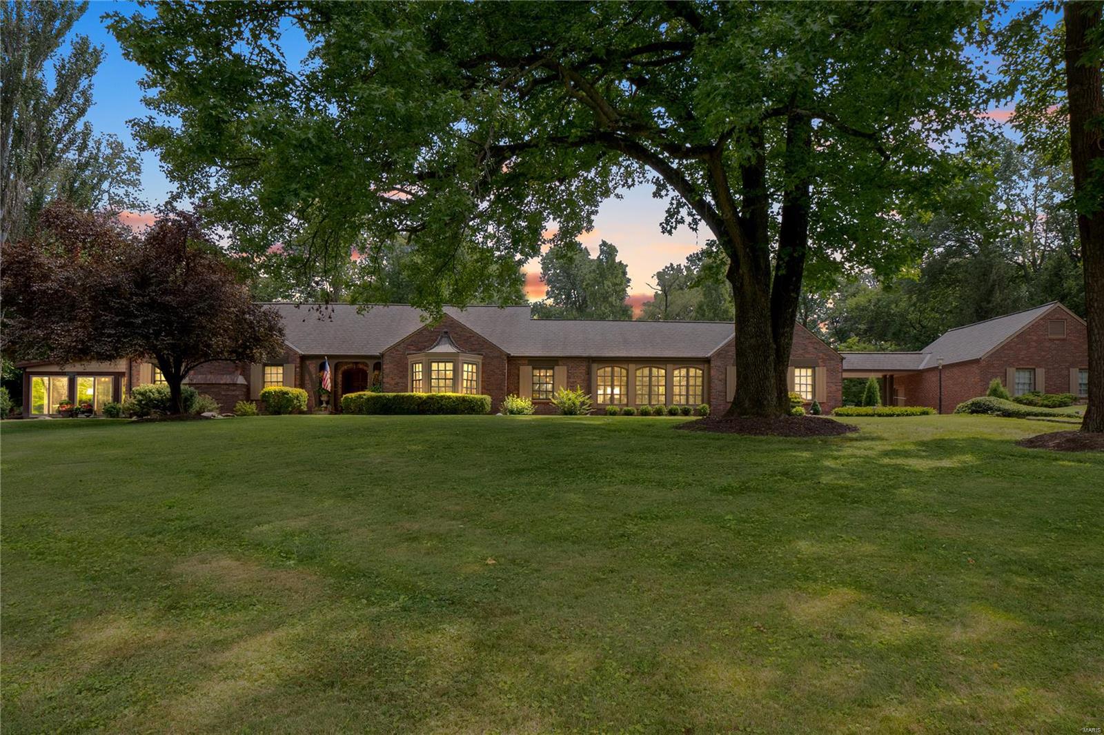 Welcome to luxury living at its finest! Nestled in the prestigious Ladue school district, this magnificent property at 1 Spoede Lane, sitting on a flat 1.58-acre lot, with 4-bed 3.5-bath, spanning over 4700 square feet, offers an unparalleled combination of elegance, comfort, and convenience. Prepare to be enchanted by the heart of the home—a state-of-the-art custom pool by Hampton Pools, just in time for endless summer enjoyment. Whether you're hosting poolside gatherings or enjoying a serene morning swim, this oasis promises relaxation. This property also features a 4-car garage providing plenty of room for vehicles and more. Additionally, a charming carriage/pool house offers versatility and additional accommodations for guests or leisure activities. Don't miss this rare opportunity to own a piece of luxury in one of St. Louis' most coveted neighborhoods. Schedule your private tour of 1 Spoede Lane today and experience the epitome of refined living! Additional Rooms: Sun Room