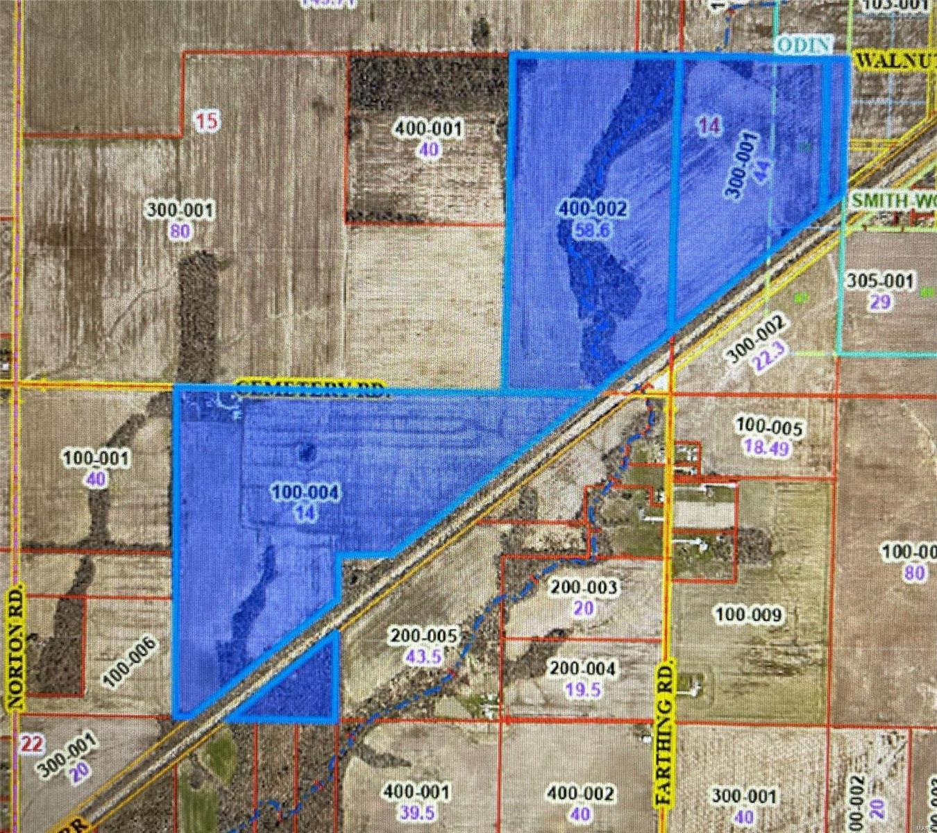232.27 acres+/- is now for sale. More details will be release soon as to when we will review offers BUT it has a "Buy-it-Now" price tag of $7,685 per acre. 

The deeded acres appear to be 215.5 acres but FSA mapping combined with survey shows 232.27 acres. The soil map shows 197.79 tillable acres at a PI of 101.3. At the list price of $1,785,000 this gives the property a price tag of $7,685 per acre and just over $9,000 per tillable acre. Owners will consider splitting the land up if you choose to make offers on individual tracts.
