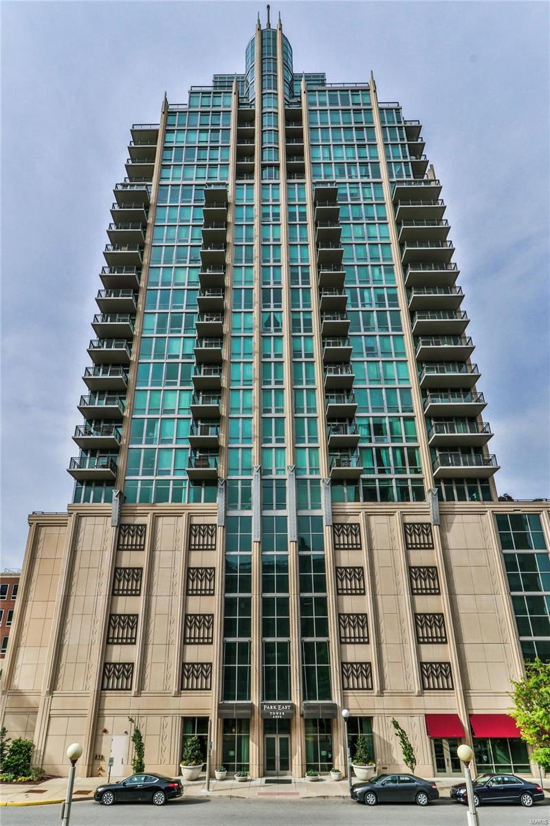 Sophisticated perfection in the luxurious Park East Tower! Step inside & the western view overlooking Forest Park via floor to ceiling windows in the LR will take your breath away! Kitchen is large w/plentiful counter space, cabinets and drawers plus the high end appliances you'd expect. Guests can sit at the breakfast bar & watch the delicious meals you'll be inspired to make. Everything flows, from the kitchen to the spacious LR to the DR with that same park view. A corner terrace enables you to bring the party outdoors. Find solace in the primary bedroom w/sliding doors to the terrace; it also has a north-facing window. W/a bathroom measuring 17x9 and 15x5 walk-in closet, you'll have space for everything. 2 more bedrooms and a full bath sit at the other end. Vinophiles, note the wine fridge and temp controlled wine room! 2 parking spots, extra storage, pool, exercise room, community room, and too many other goodies to list here. Features sheet has more details.Truly a rare offering! Location: Corner Location, Upper Level