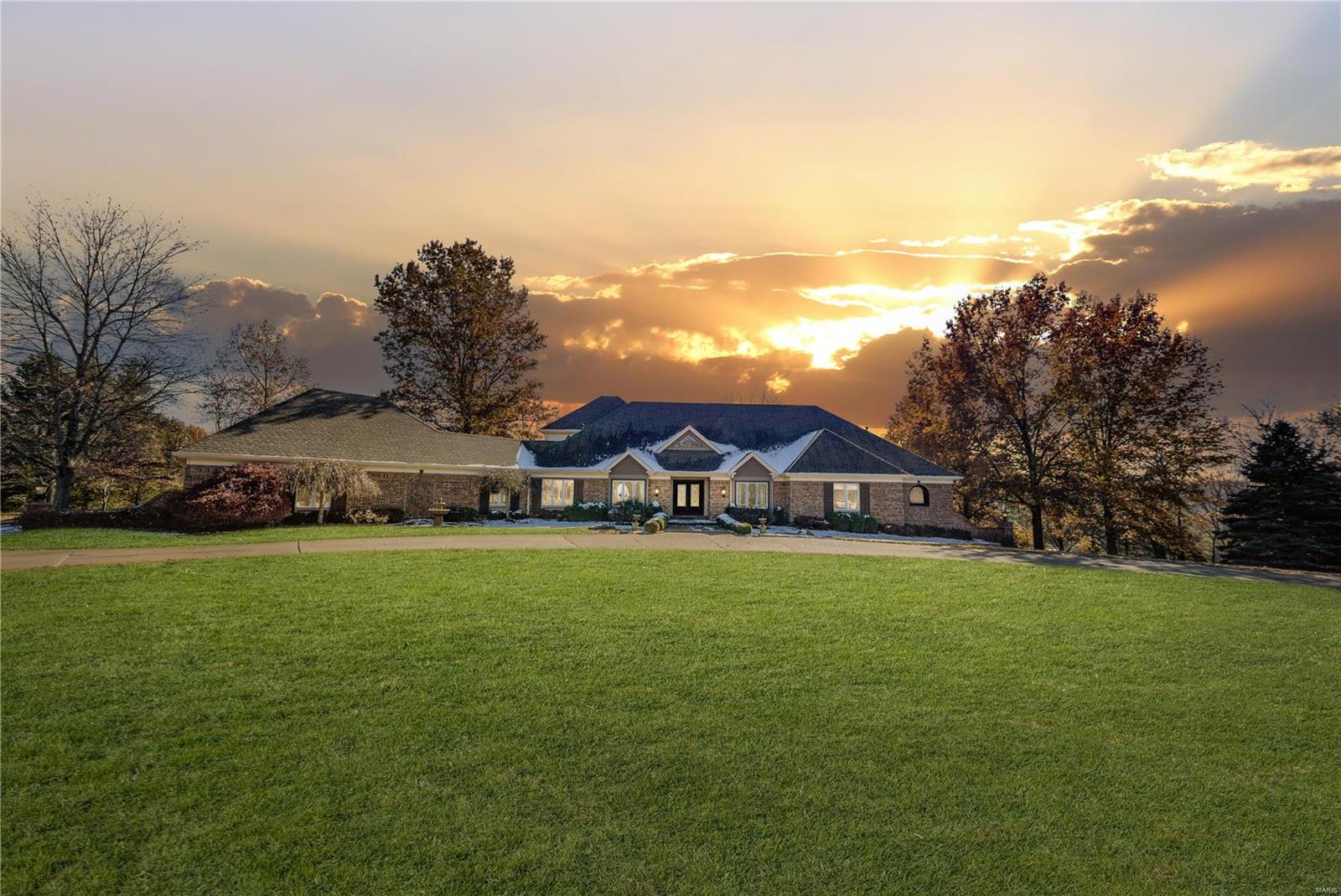 This spectacular 1.5 sty home sits on a picturesque, 3+ ac lot in the heart of Chesterfield! Featuring a beautiful inground pool, 2 decks & 2 patios perfect for entertaining & rear entry OS 3 car garage. Large circle drive with lovely pillars and lanterns complete the outside. Come inside the welcoming & decorative iron security doors, you will find the perfect office space to the right, formal dining room to the left. The great room has a wall of windows, fireplace & bookcases. The updated kitchen is fit for a gourmet cook, with top of the line appliances and center island. There are four en-suite bedrooms. The master suite has separate sitting area, fireplace, & sun deck. LL features 2 separate sitting areas, custom bar with kitchen plus easy access to the outdoor areas, bath and dressing room for your guest to change into pool attire. Laundry room & mud room on main level. Many custom and special features make this home a private and tranquil oasis. Showings begin Friday March 19th. Additional Rooms: Mud Room