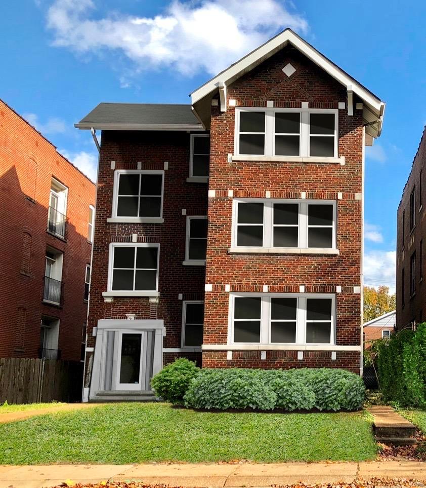 Three newly renovated 3 BD/2BA apartments with new roof, new electric wiring, new plumbing, new thermal pane windows, new fire escapes, Lennox Central A/C, individual wired security systems & intercom/door system. Each unit features in-unit W/D, 9 foot ceilings, granite countertops w/ceramic bowl, 18 cu. Ft. refrigerator, dishwasher, garbage disposal, microwave w/range hood, ceiling fans, mini-blinds, keyless entry systems, internet & cable ready, original hardwood flooring, custom designed closets, six-panel period interior style doors, walk-in showers with glass doors, new "comfort height" toilet, custom vanities, new ceramic plank flooring, dedicated phone & cable lines, hard wired smoke detectors & energy efficient LED lighting. Value Add Potential: Sunroom can be converted to 4th Bedroom. Walking distance from the University City Loop, Washington University in St. Louis, Forest Park, MetroLink, and easy access to Downtown Clayton, Central West End and all Major Highways.
