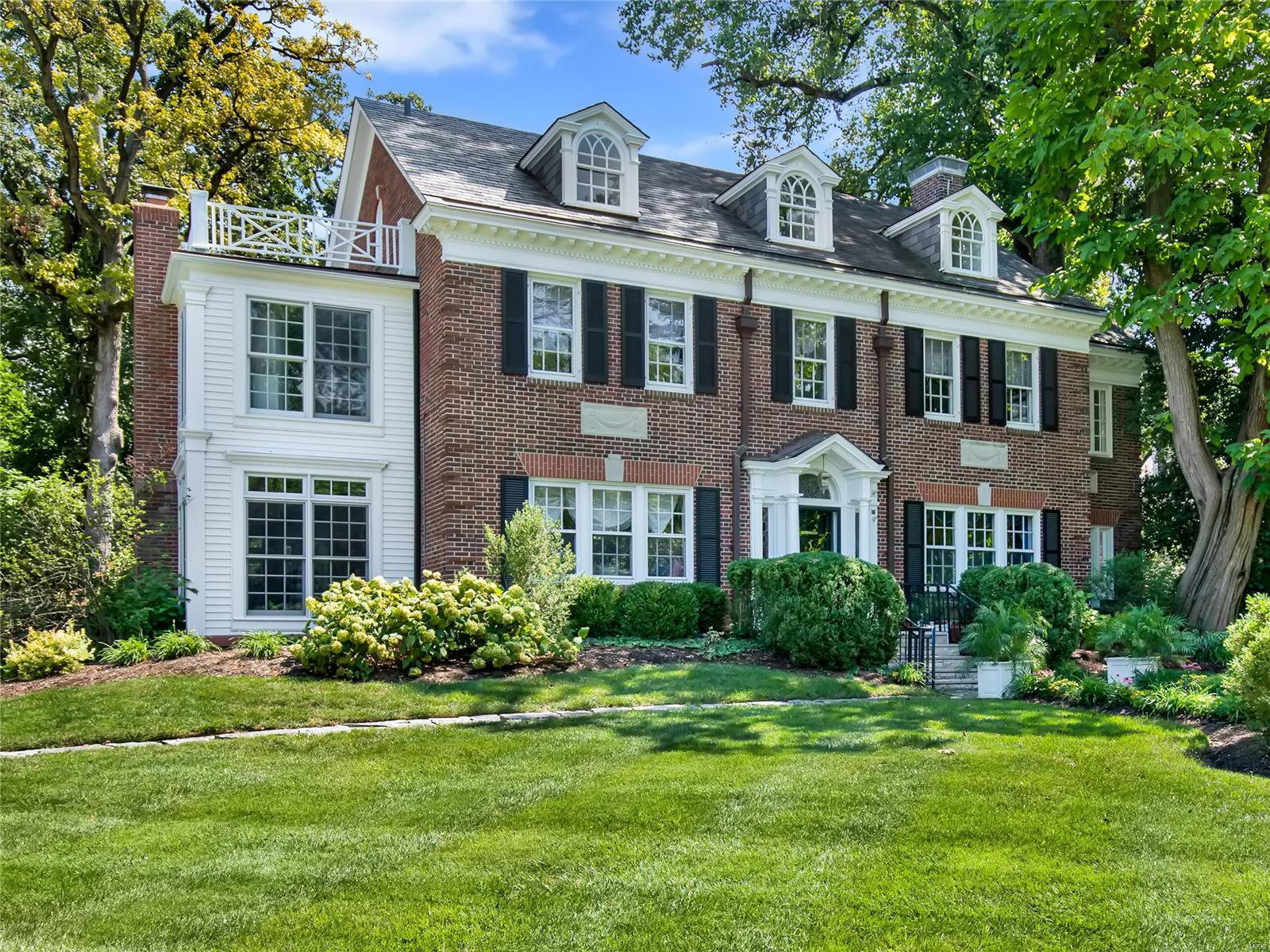 504 Sherwood Drive is an elegant & stately colonial home situated in prominent Sherwood Forest neighborhood.  Rarely does a landmark home with such class & beauty come on the market.  This marquis home has a gracious foyer welcoming you to the first floor including the dining room & living room both having classic architectural details, hard wood floors & bay windows. The open kitchen is perfectly nestled between the breakfast room & family room.  The large family room has a beamed vaulted ceiling, gas fireplace, & French doors leading to the outside.  The second floor boasts a master suite with an adjacent sunroom & nearby large walk-in closet.  There are two more bedrooms, sitting room & bath to round out the second floor.  The third floor has two bedrooms, bath & sitting area. The exterior of the home has a newer slate roof, three-car garage sprawling front & backyards, spacious tiered brick patio, professionally landscaped gardens & circular driveway completes this fantastic home. Additional Rooms: Mud Room, Sun Room
