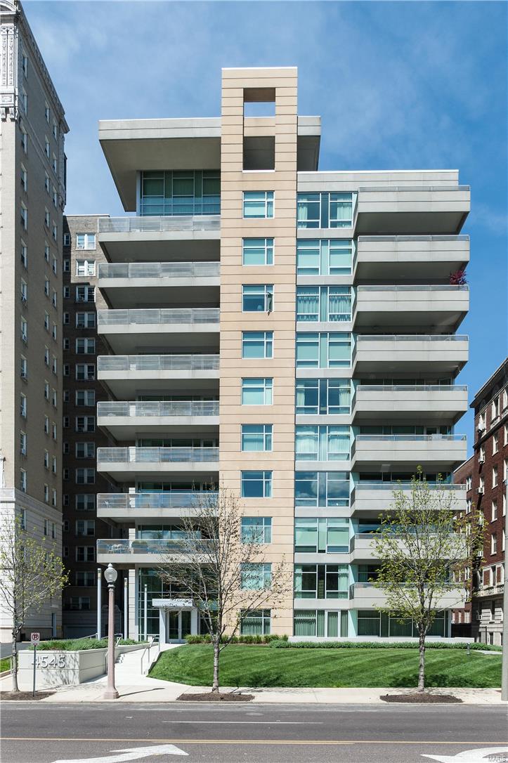 Amazing CWE condo in the stylish 4545 Lindell building w/over 1,000 sq ft of private outdoor living space and a guest house!  Who said you can't have it all in the city - just blocks from Forest Park & steps to everything the West End has to offer.  This is truly a special & unique opportunity!  Direct elevator opens to your private entrance foyer.  Inside view the wonderful open floor plan w/large great room w/fireplace; dining room; fabulous open gourmet kitchen w/quartz counters, stainless appliances & gorgeous cabinetry; and floor to ceiling windows that overlook the gorgeous outdoor living space w/Zen garden, fire pit, seating areas & access to the one bedroom/one bath guest house.  In addition, the condo has a beautiful master suite w/luxury bath, an additional bedroom/bath, powder room & laundry/utility areas.  The building offers a doorman, fitness center, guest suite, reception areas & heated garage.  Too many updates and special features to list - this is truly a must see. Location: City, End Unit